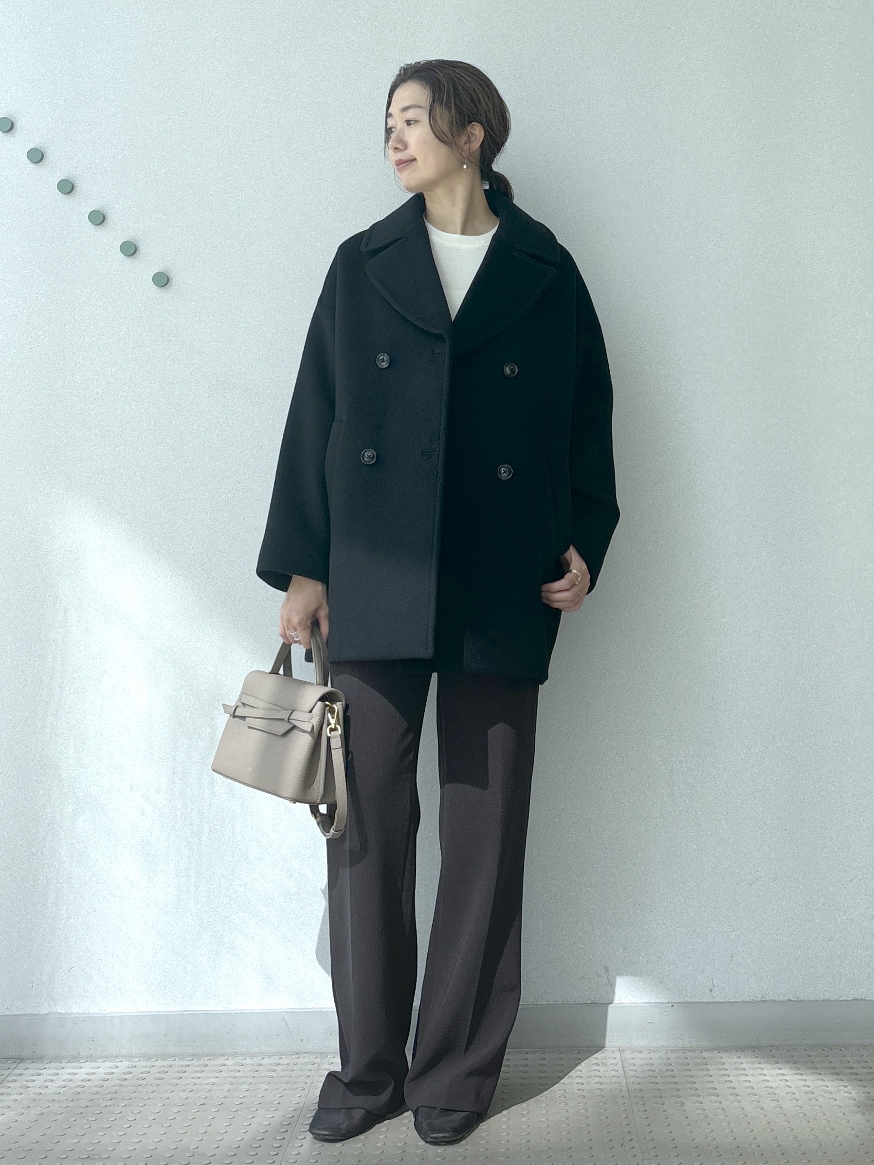 saitoさんの「DRESSTERIOR｜ストレッチ フルニードルニット」を使ったコーディネート