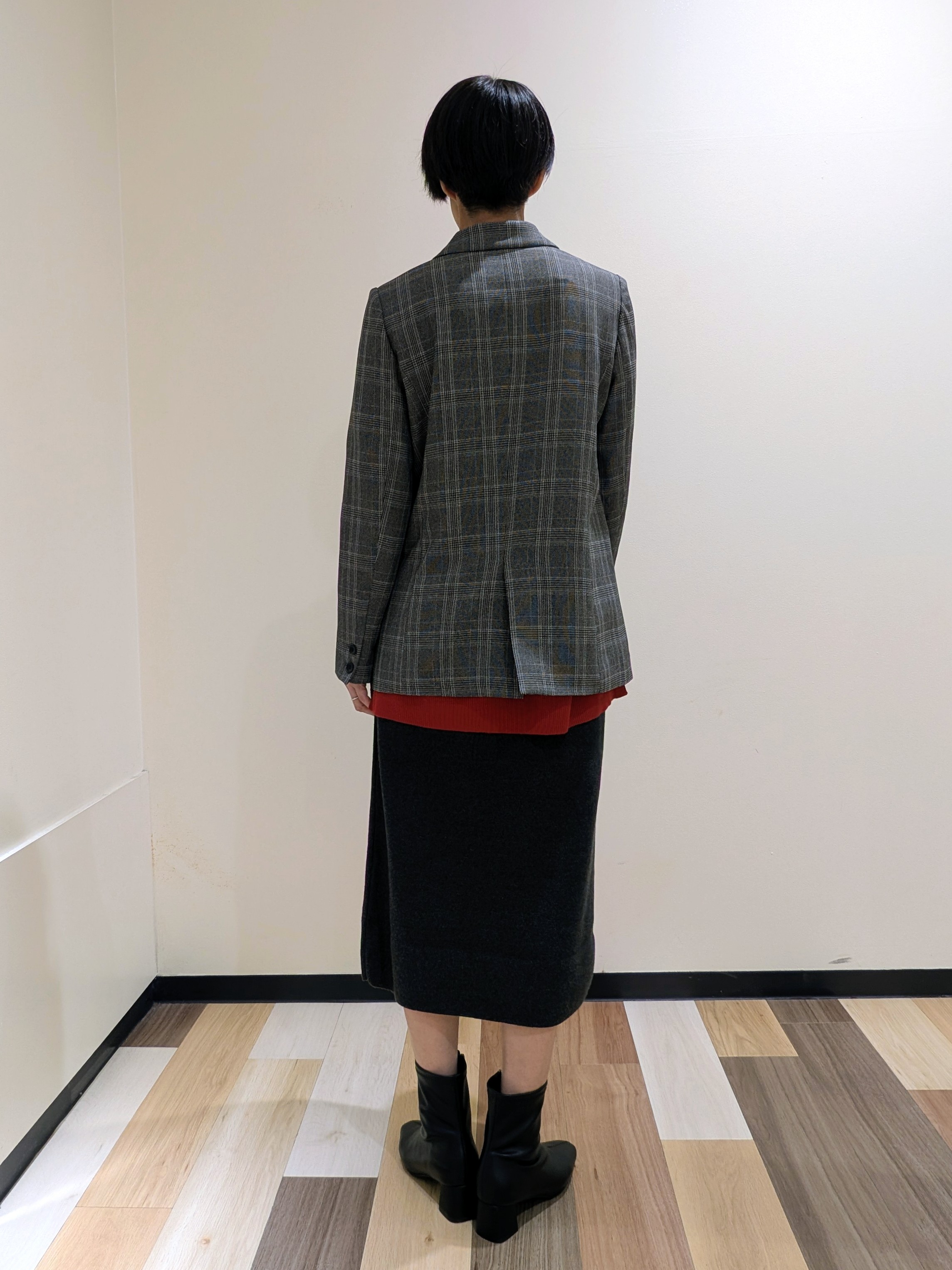 森邦子さんの「OPAQUE.CLIP｜ダブルブレストジャケット【洗える】」を使ったコーディネート