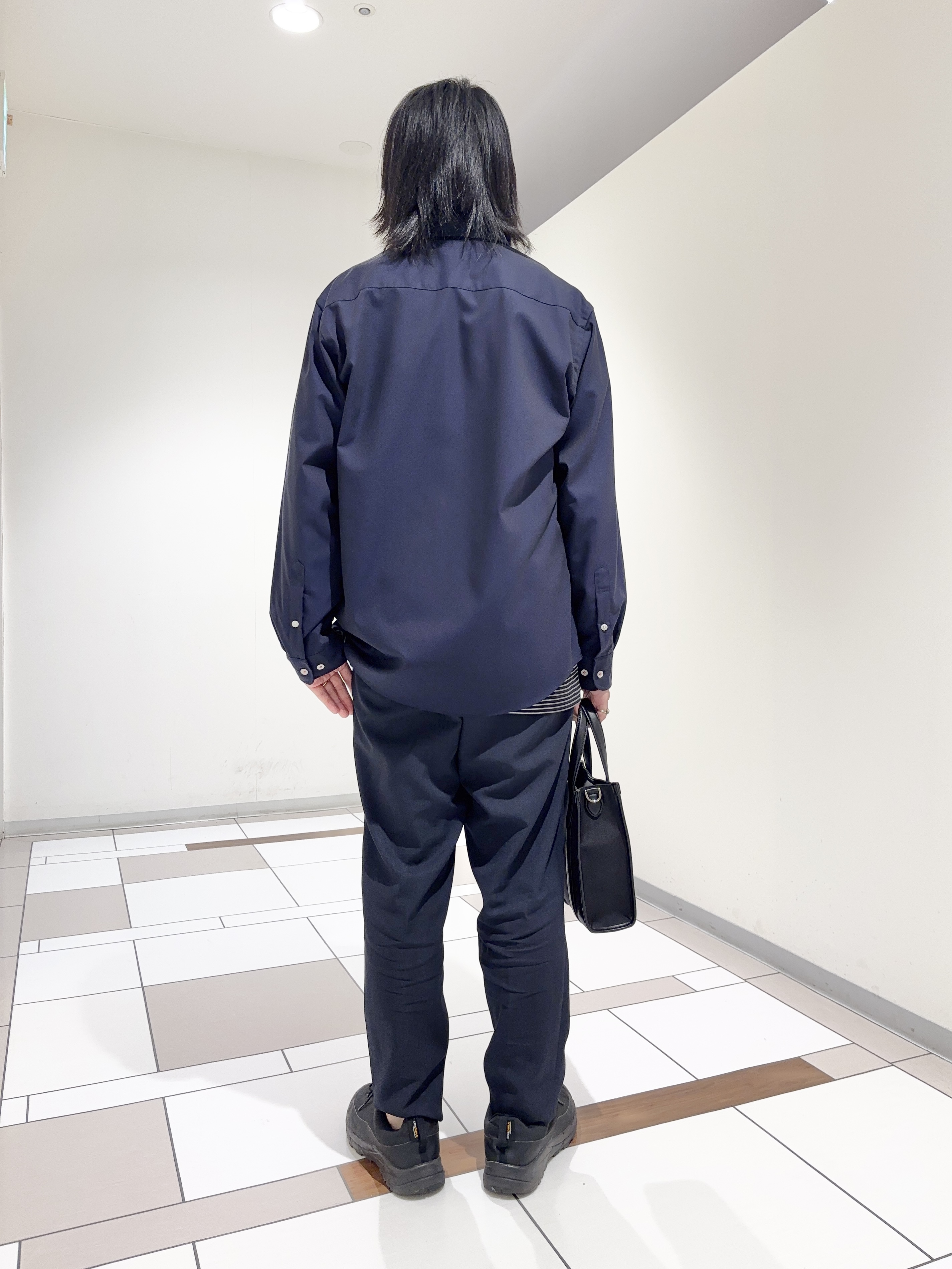 及川さんの「TAKEO KIKUCHI｜【BOWLER HAT LABEL】ボーラーハットウォーカー刺繍 ボタンダウンシャツ」を使ったコーディネート