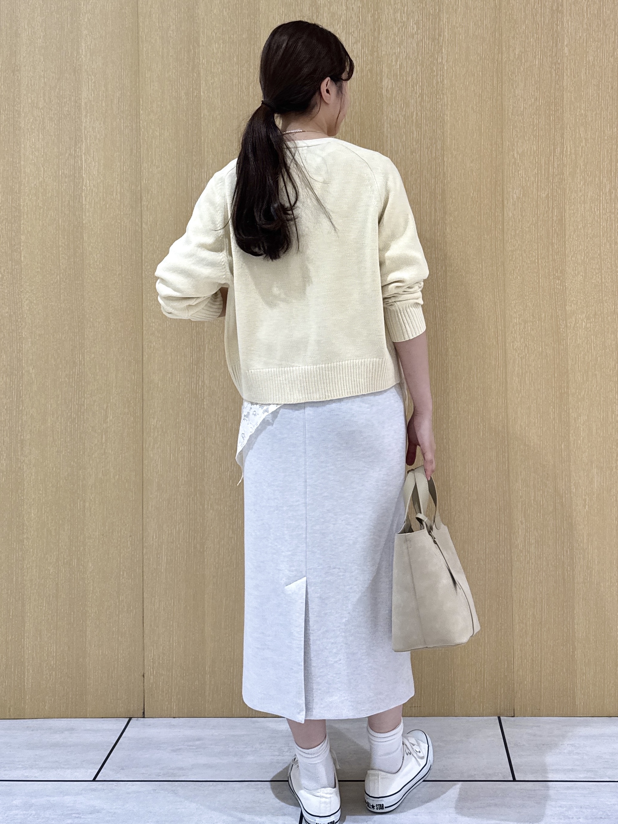 nanaさんの「UNTITLED｜【店頭人気！】杢調ジップカーディガン」を使ったコーディネート