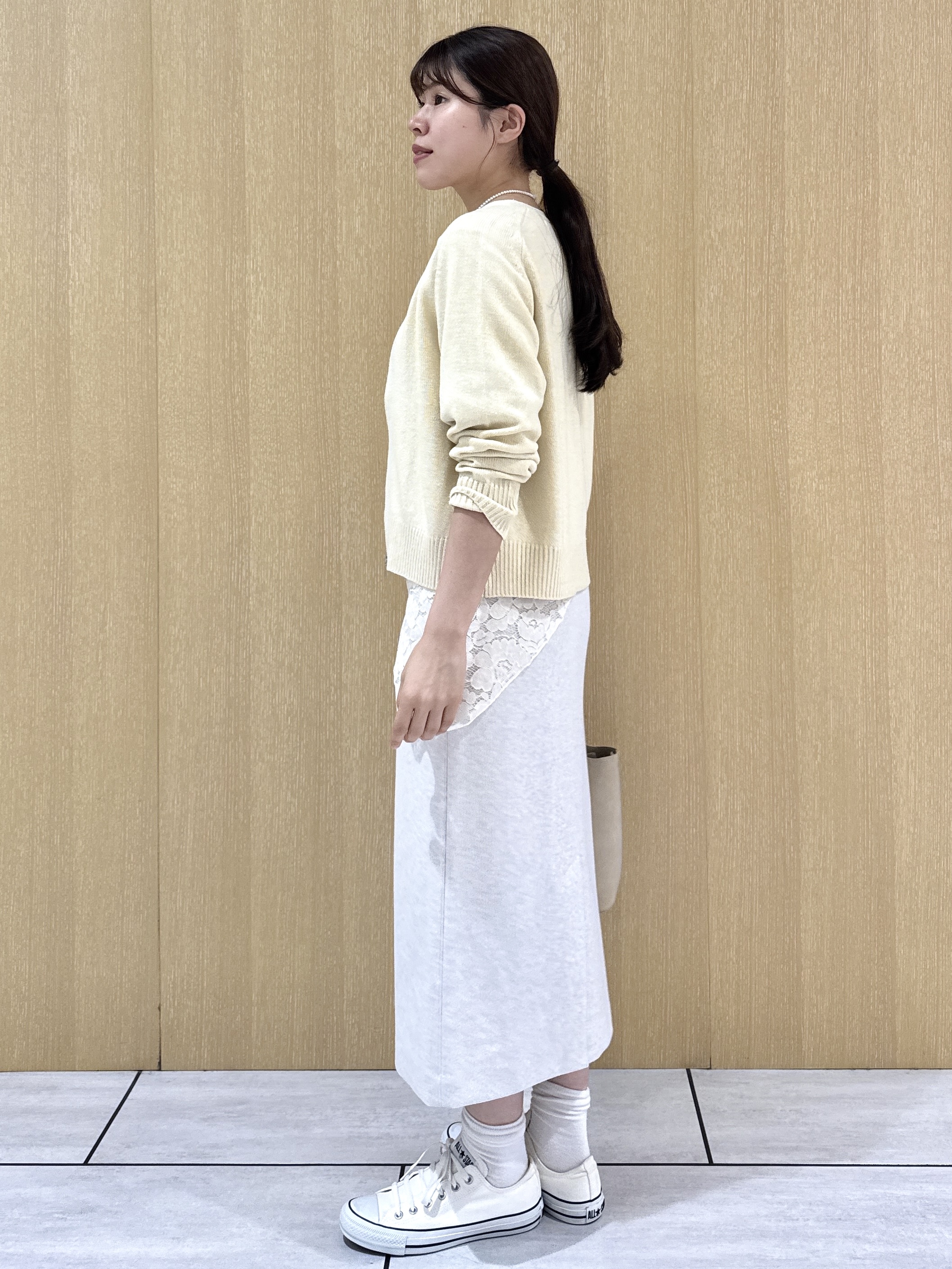 nanaさんの「UNTITLED｜【店頭人気！】杢調ジップカーディガン」を使ったコーディネート