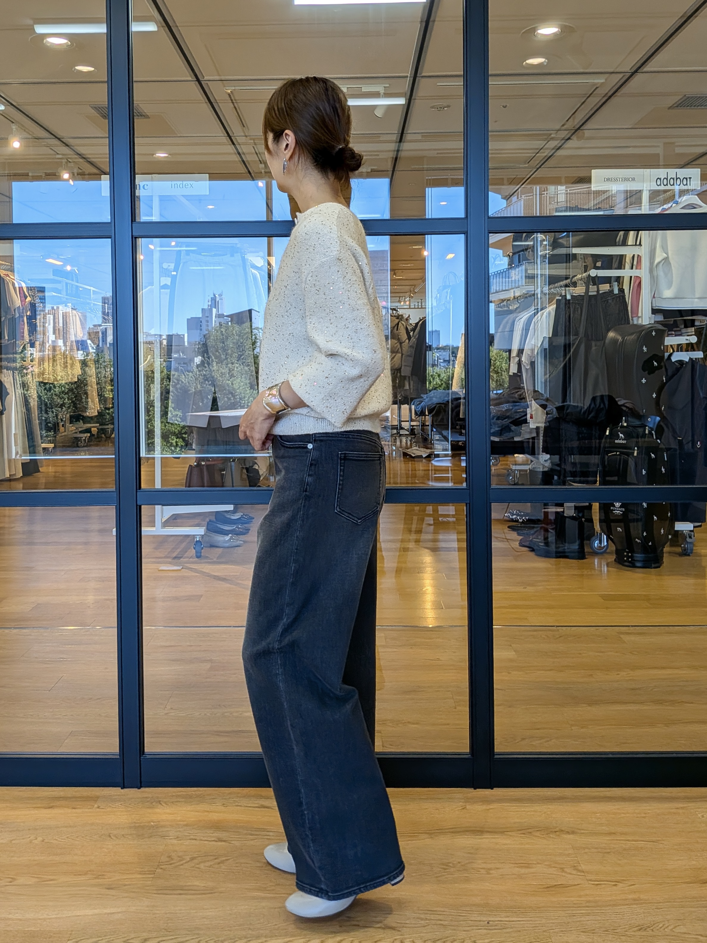 KAYOさんの「UNTITLED｜裏起毛 MAKE&times;DENIM WIDE」を使ったコーディネート