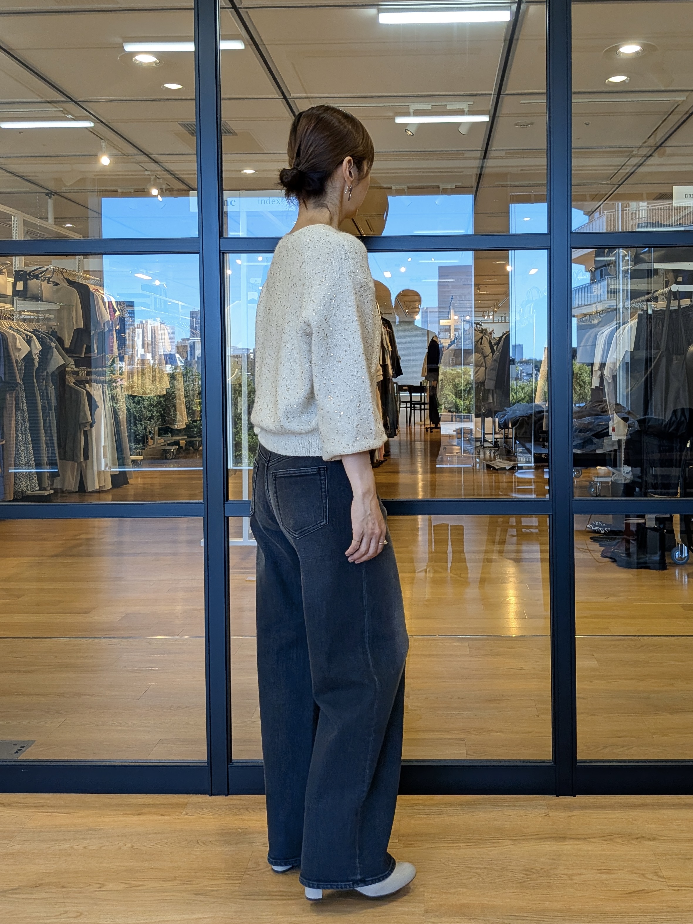 KAYOさんの「UNTITLED｜裏起毛 MAKE&times;DENIM WIDE」を使ったコーディネート