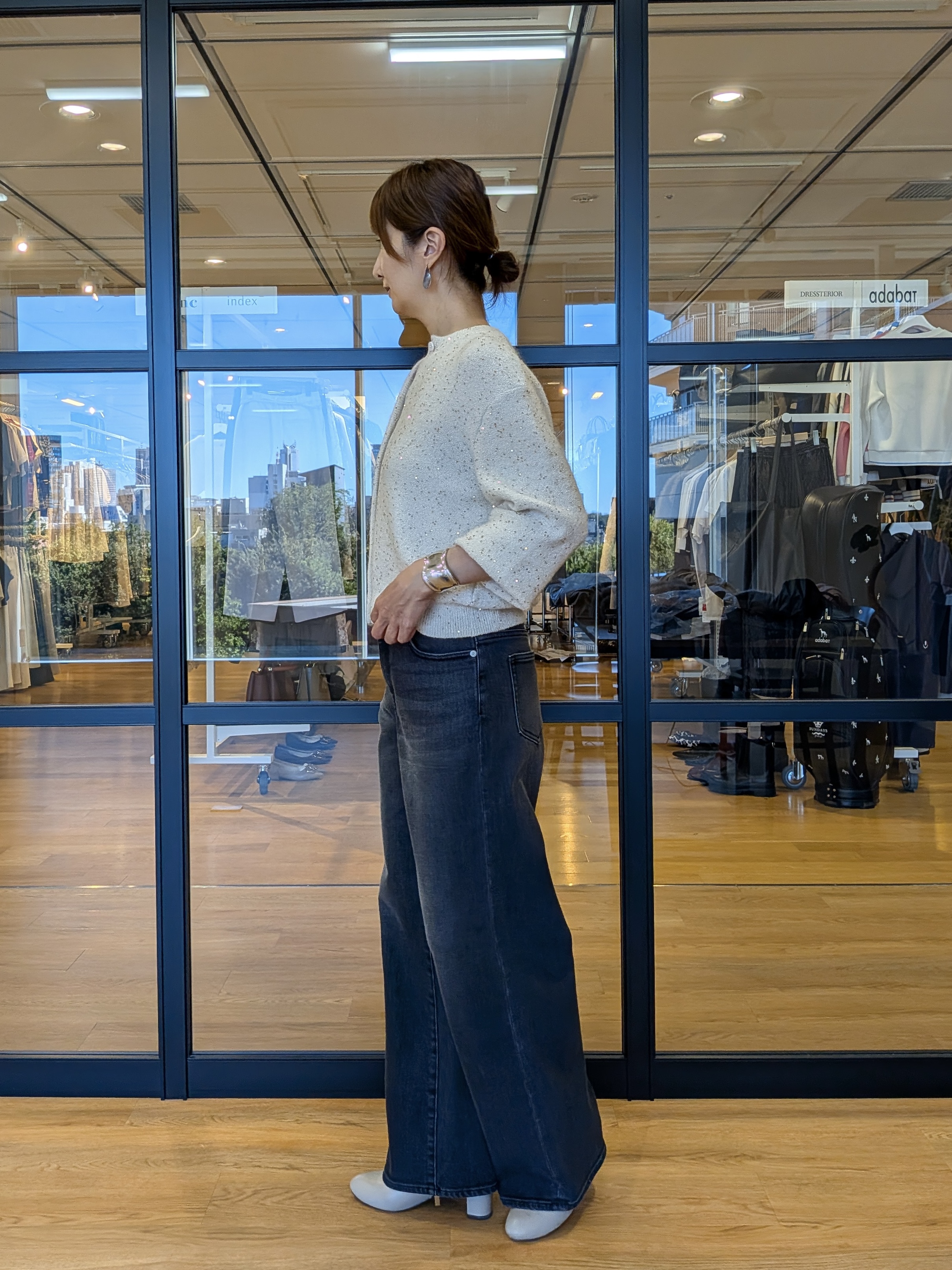 KAYOさんの「UNTITLED｜裏起毛 MAKE&times;DENIM WIDE」を使ったコーディネート