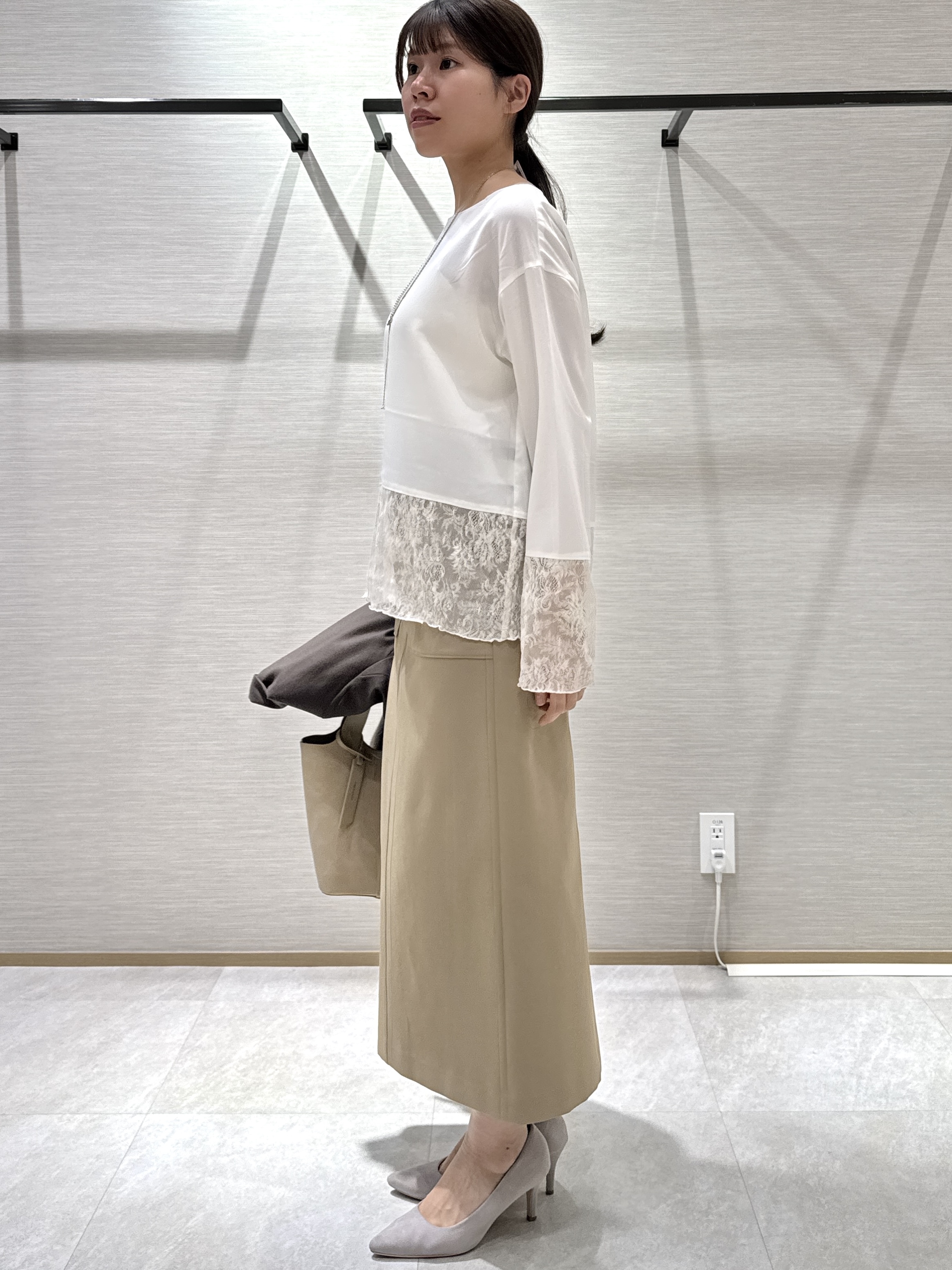 nanaさんの「UNTITLED｜【セットアップ可/秋羽織り】ウールダブルジャケット」を使ったコーディネート