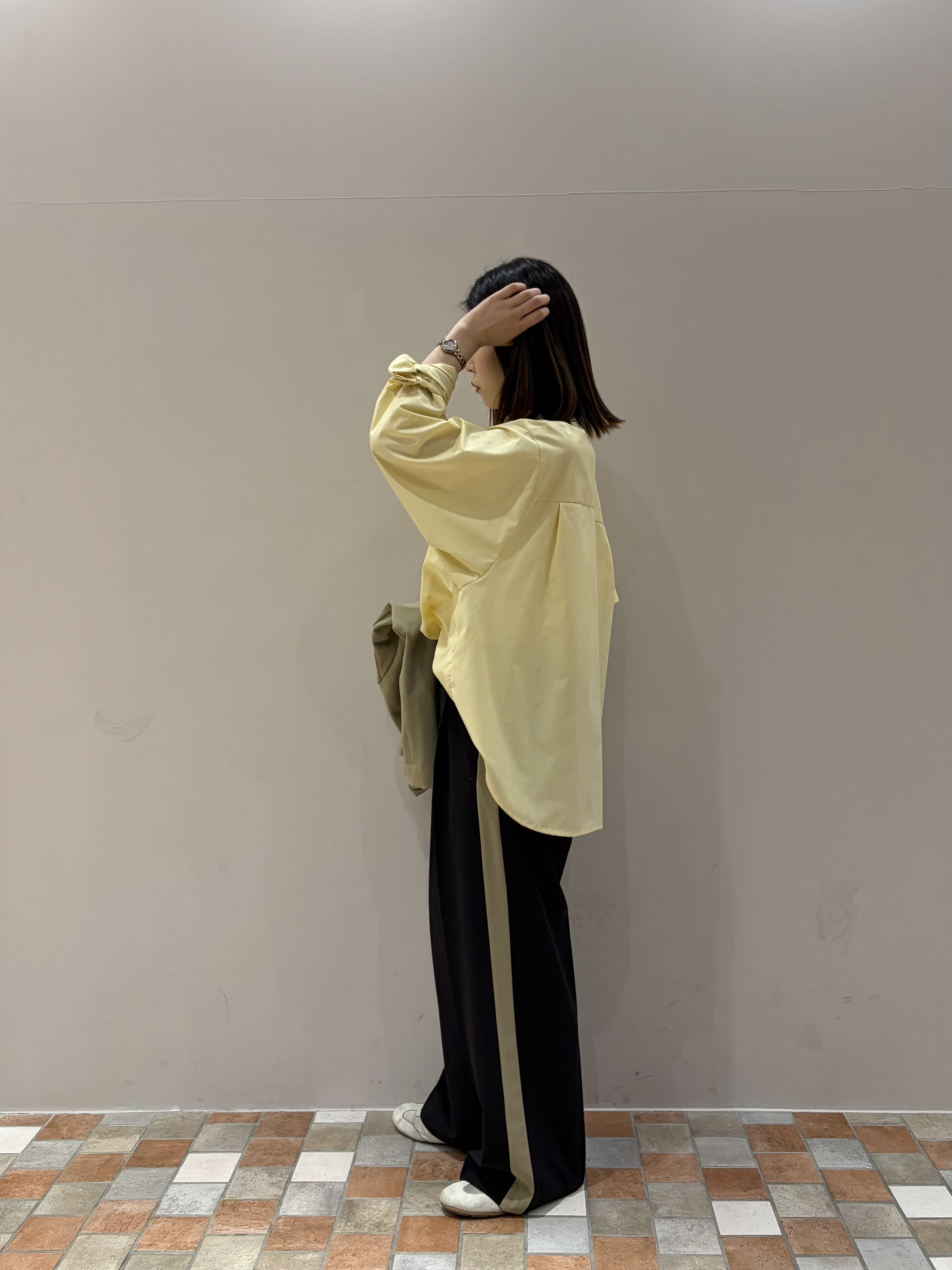 amiさんの「INDIVI｜ラインロングネックレス」を使ったコーディネート