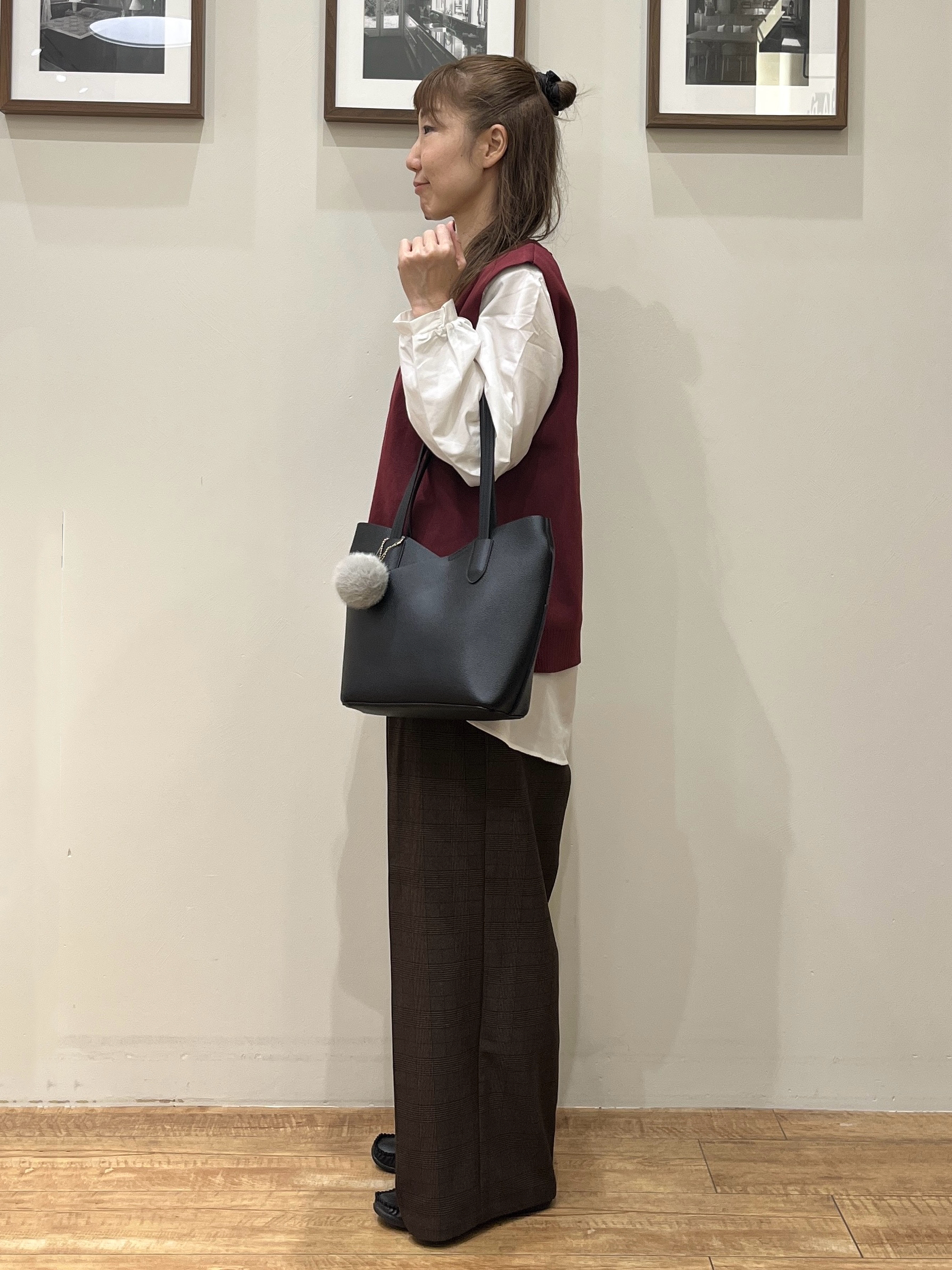 まつみさんの「SHOO･LA･RUE｜【洗濯機可/撥水/マルチWAY】ファーライナー付き 毎日欲張りマンパ」を使ったコーディネート