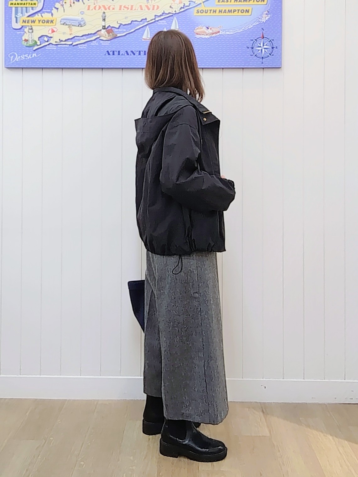 itoさんの「Dessin｜【撥水/2WAY/洗える】フード取り外し可能 撥水ナイロンマンパ」を使ったコーディネート