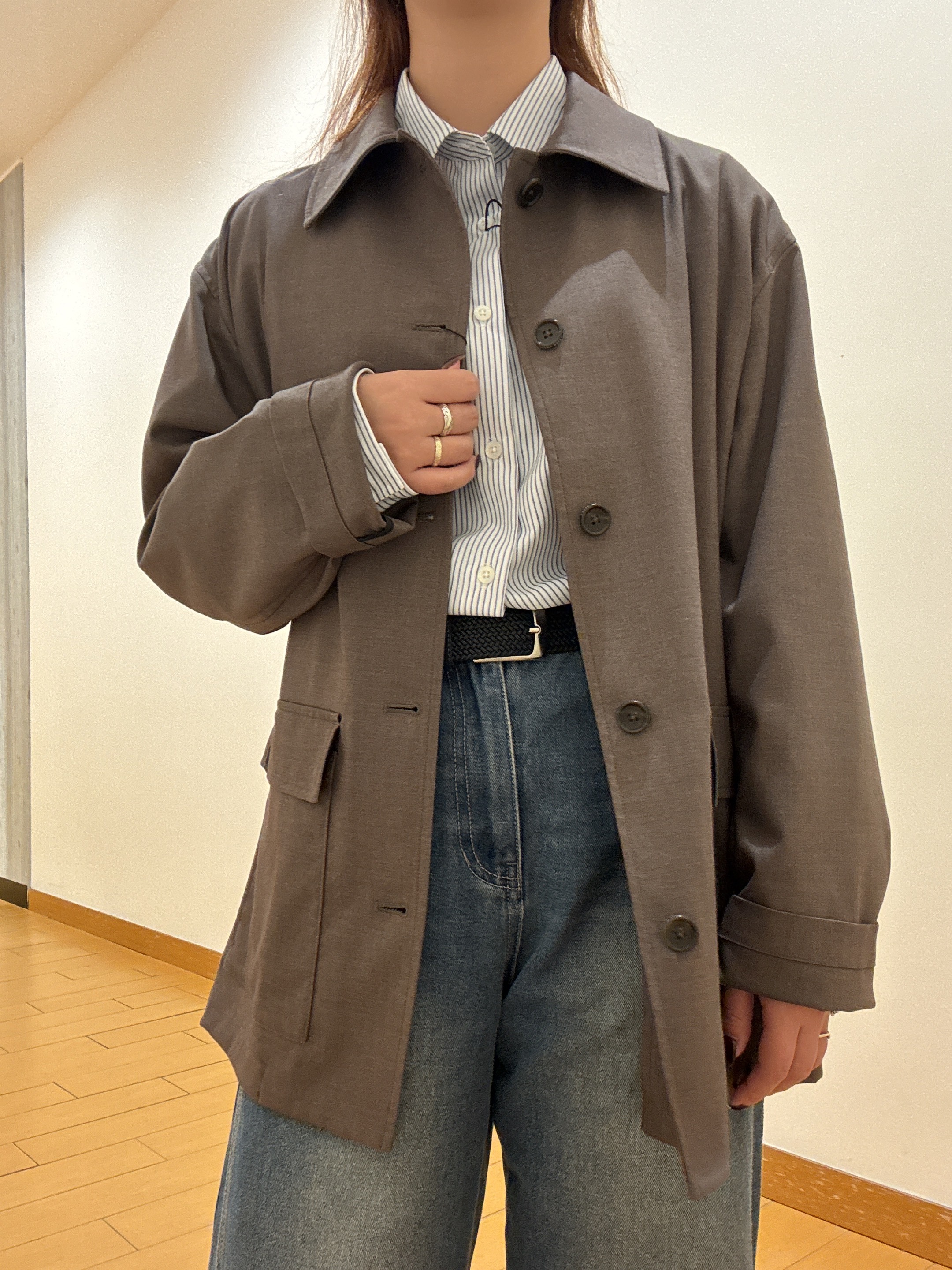 ヒナさんの「TAKEO KIKUCHI｜ストレッチカバーオールジャケット」を使ったコーディネート