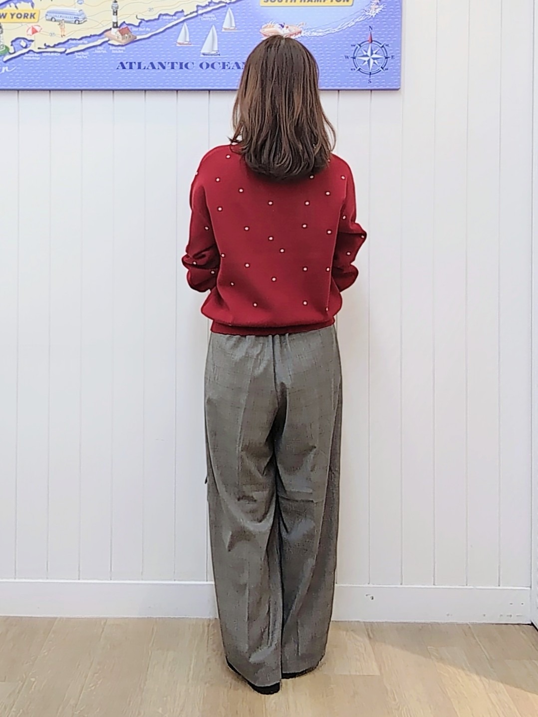 itoさんの「Dessin｜【洗える/2WAY】リバーシブル タフタ&times;フリースブルゾン」を使ったコーディネート