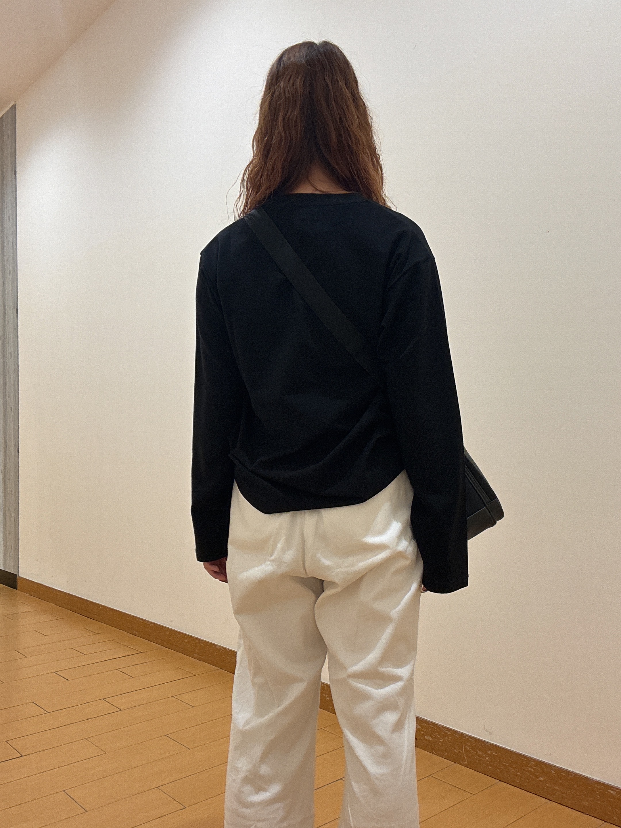 ヒナさんの「TAKEO KIKUCHI｜2重編みガーター ボーダー 長袖 Tシャツ」を使ったコーディネート