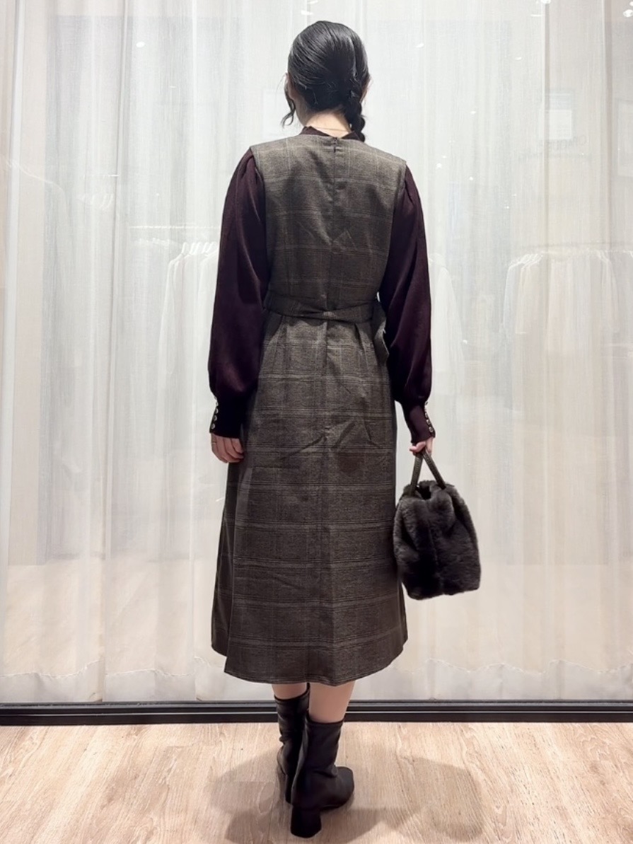 ぞうげさんの「OPAQUE.CLIP｜カシミヤタッチハイネックニット【洗濯機OK／抗ピリング】」を使ったコーディネート