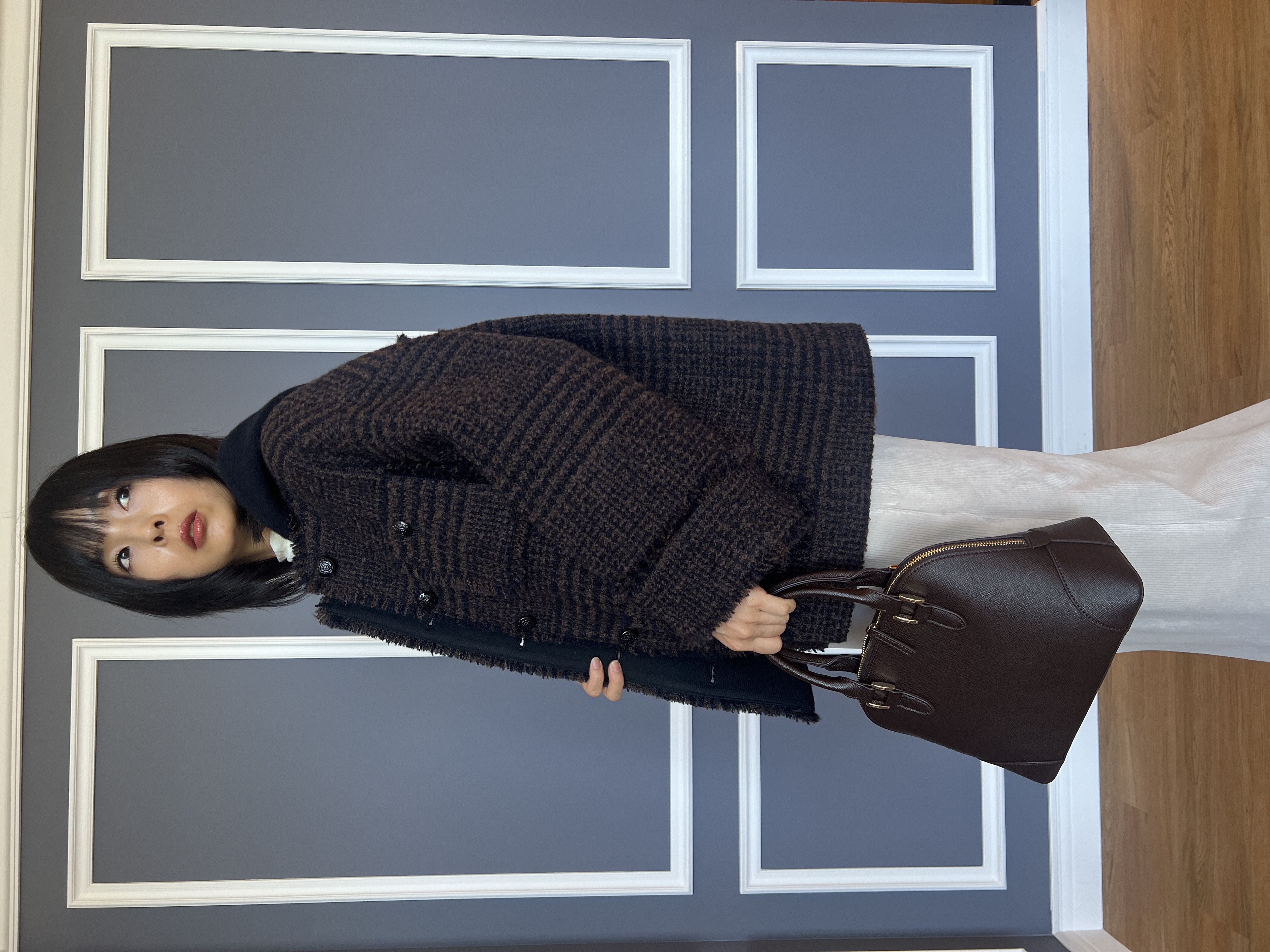 misaさんの「DRESSTERIOR｜【STORY11月号掲載/日本製】ホールガーメント ウールカシミヤ ジップパーカー」を使ったコーディネート