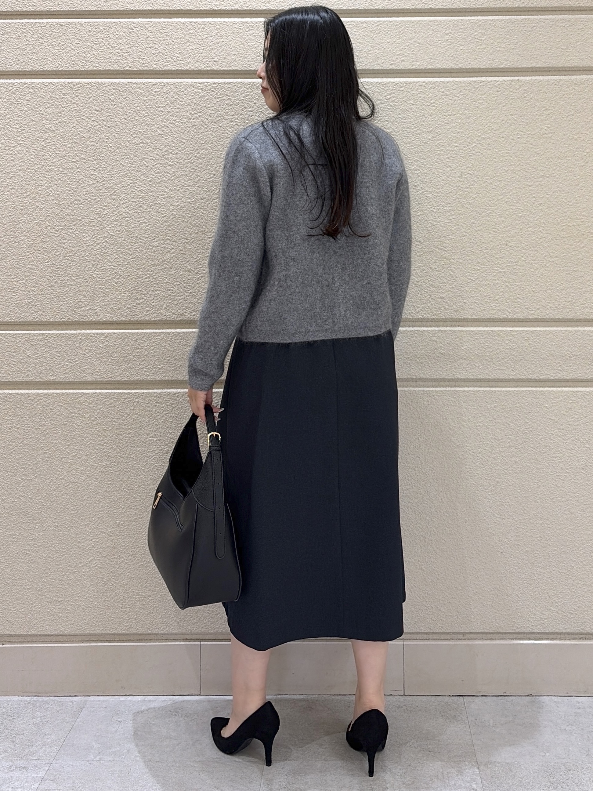 Momokaさんの「COUP DE CHANCE｜【手洗い可／ラクーン混】ヘアリーカーディガン」を使ったコーディネート