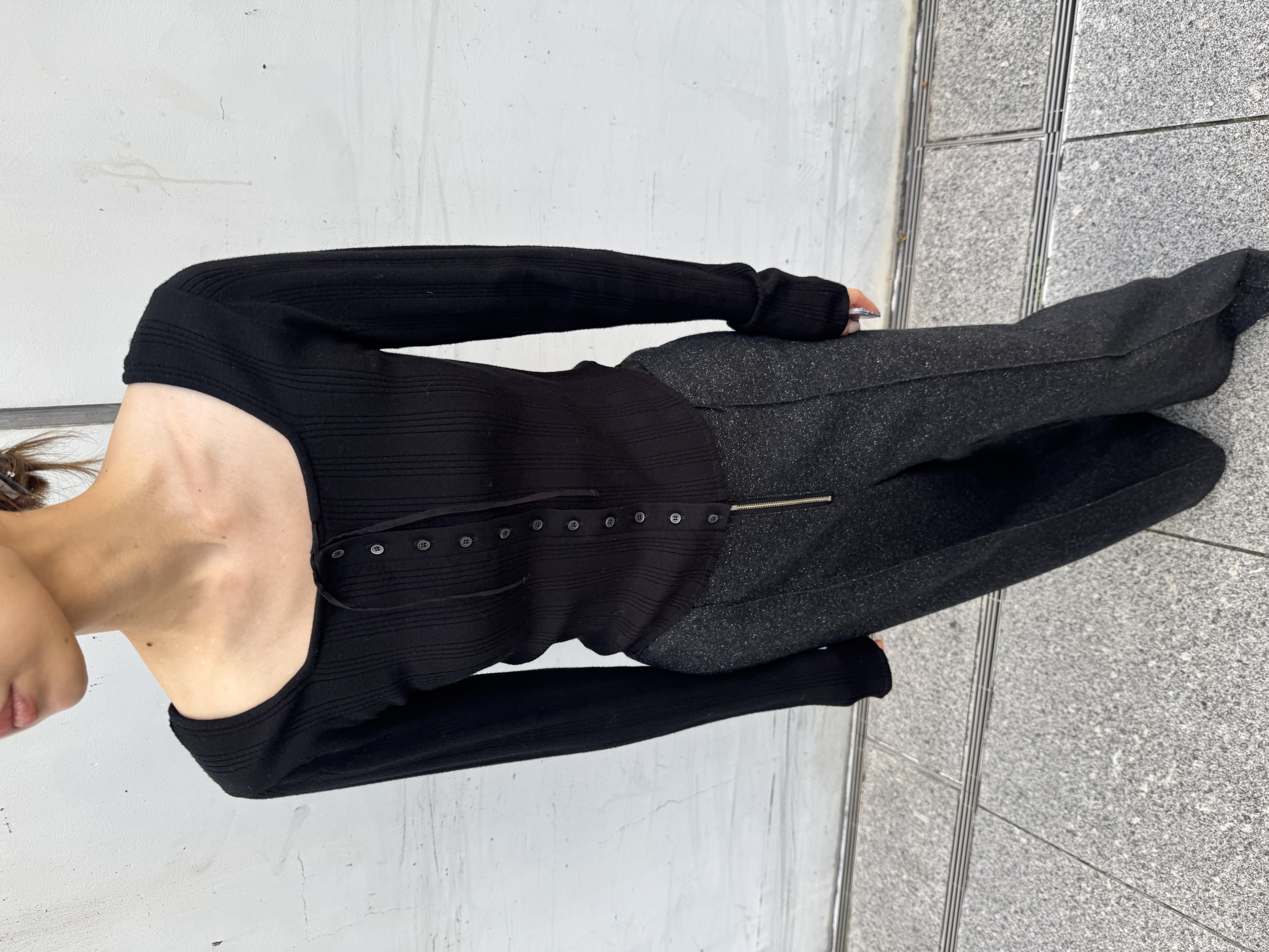 designer yukaさんの「CODE A｜intimate knit cardigan」を使ったコーディネート
