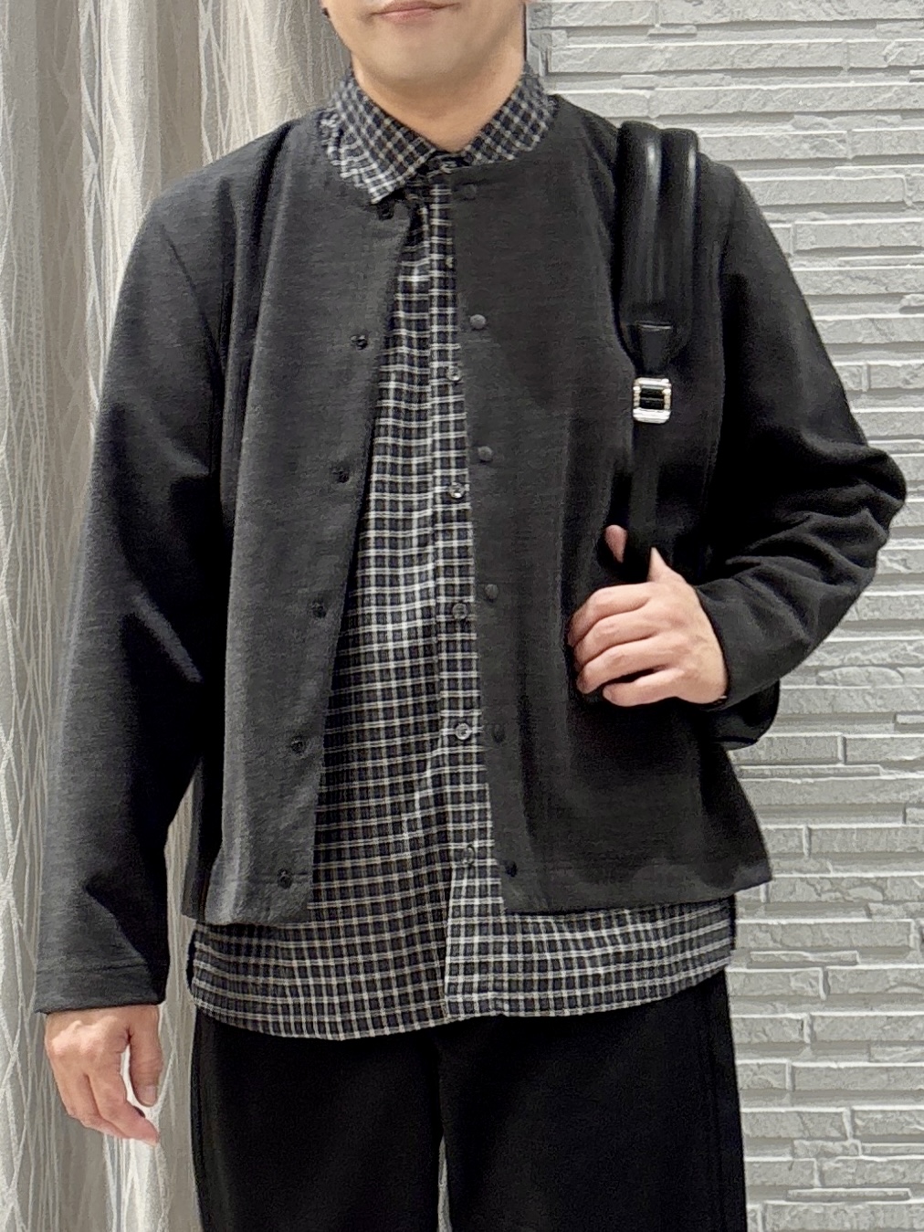 Pーyamaさんの「THE SHOP TK｜【洗濯機OK】ラウンドカットカーディガン」を使ったコーディネート