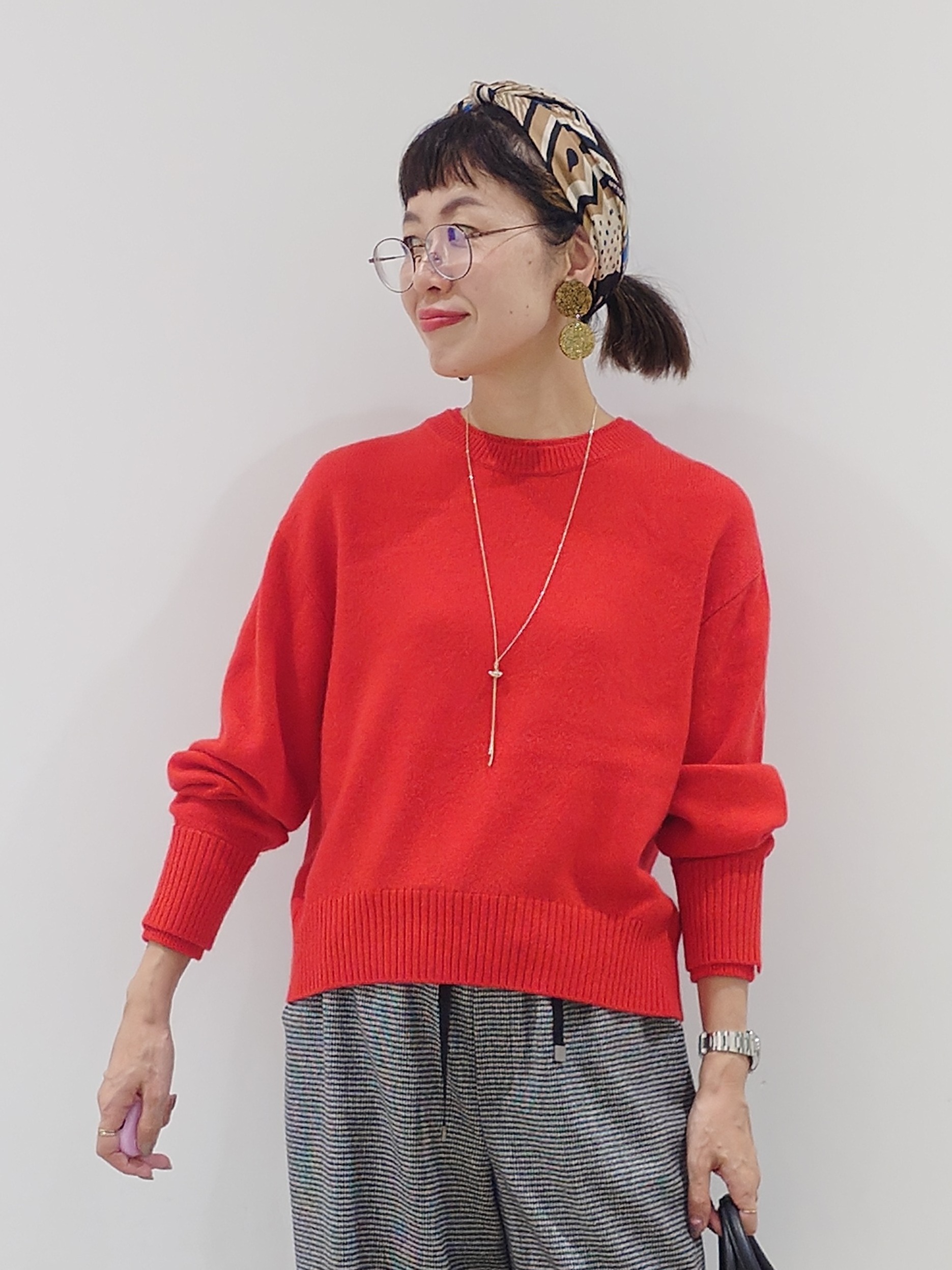 MUTSUKOさんの「UNTITLED｜【セットアップ可/ウエストゴム】ウールドロストパンツ」を使ったコーディネート
