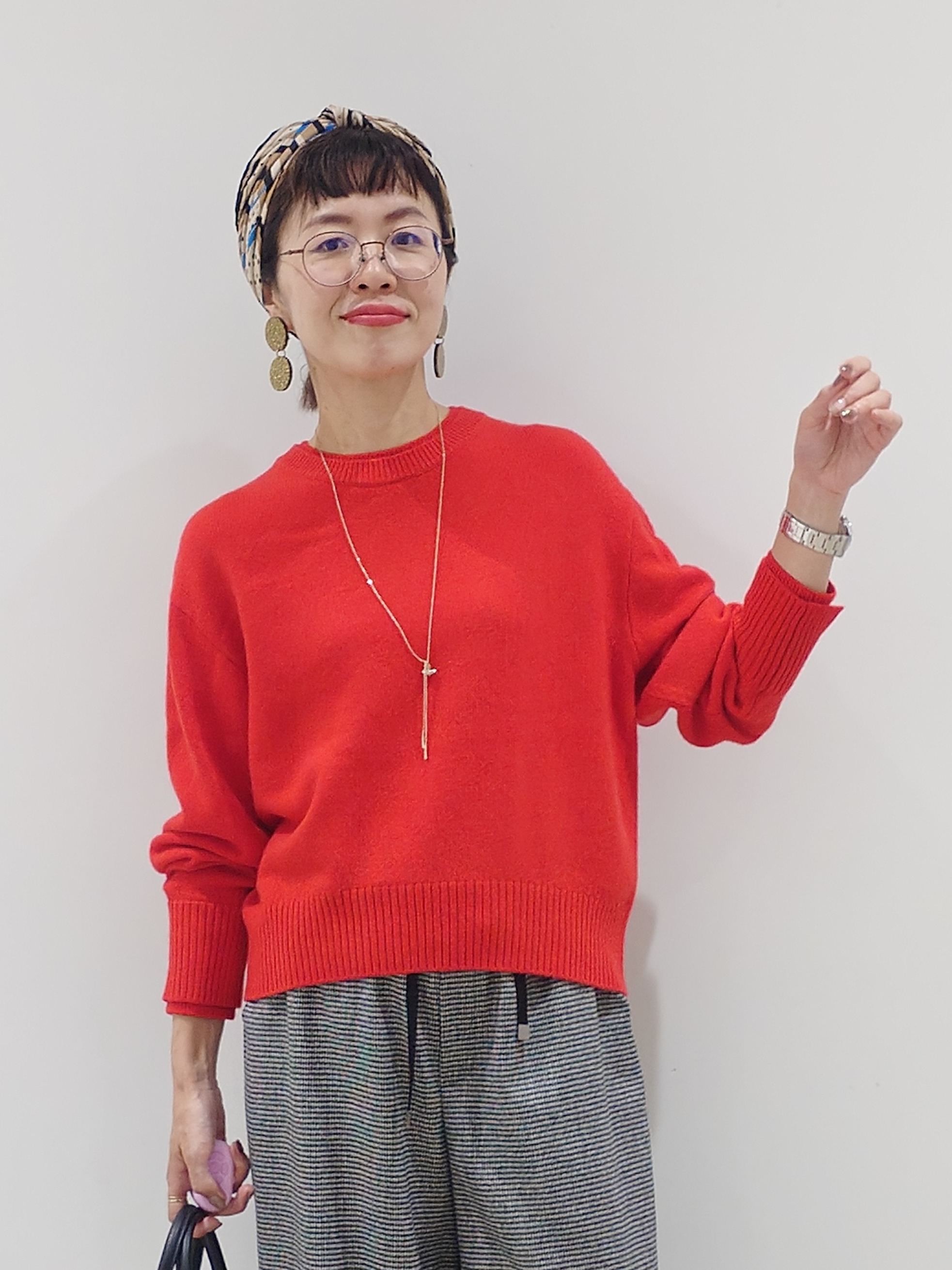 MUTSUKOさんの「UNTITLED｜【セットアップ可/ウエストゴム】ウールドロストパンツ」を使ったコーディネート