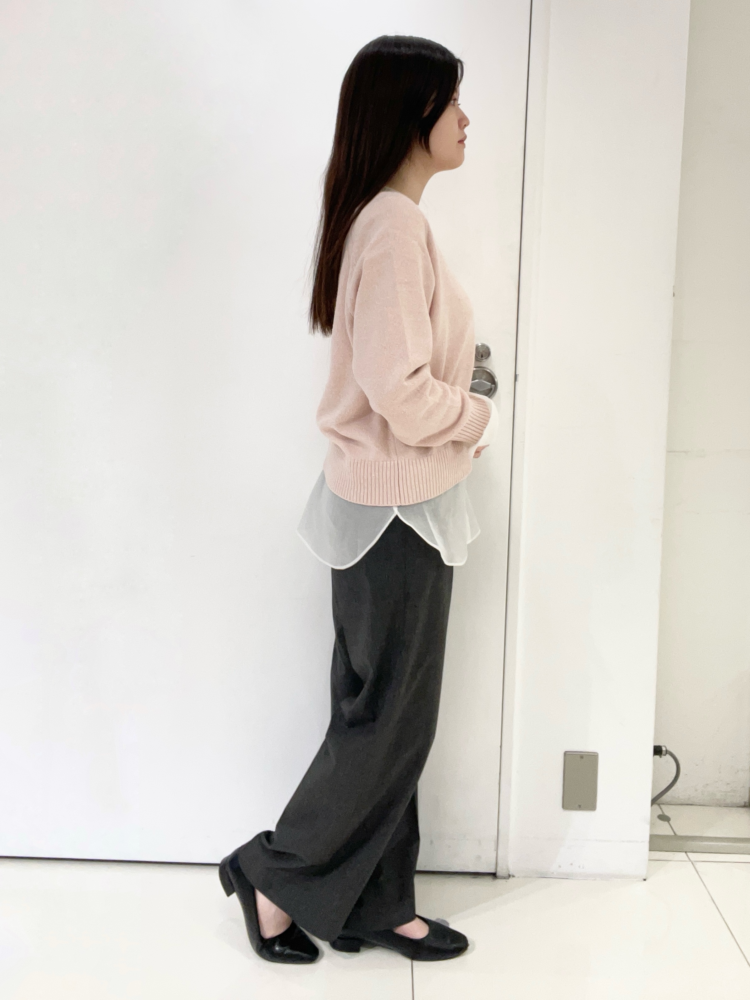 moeさんの「UNTITLED｜【店頭人気！】杢調ジップカーディガン」を使ったコーディネート