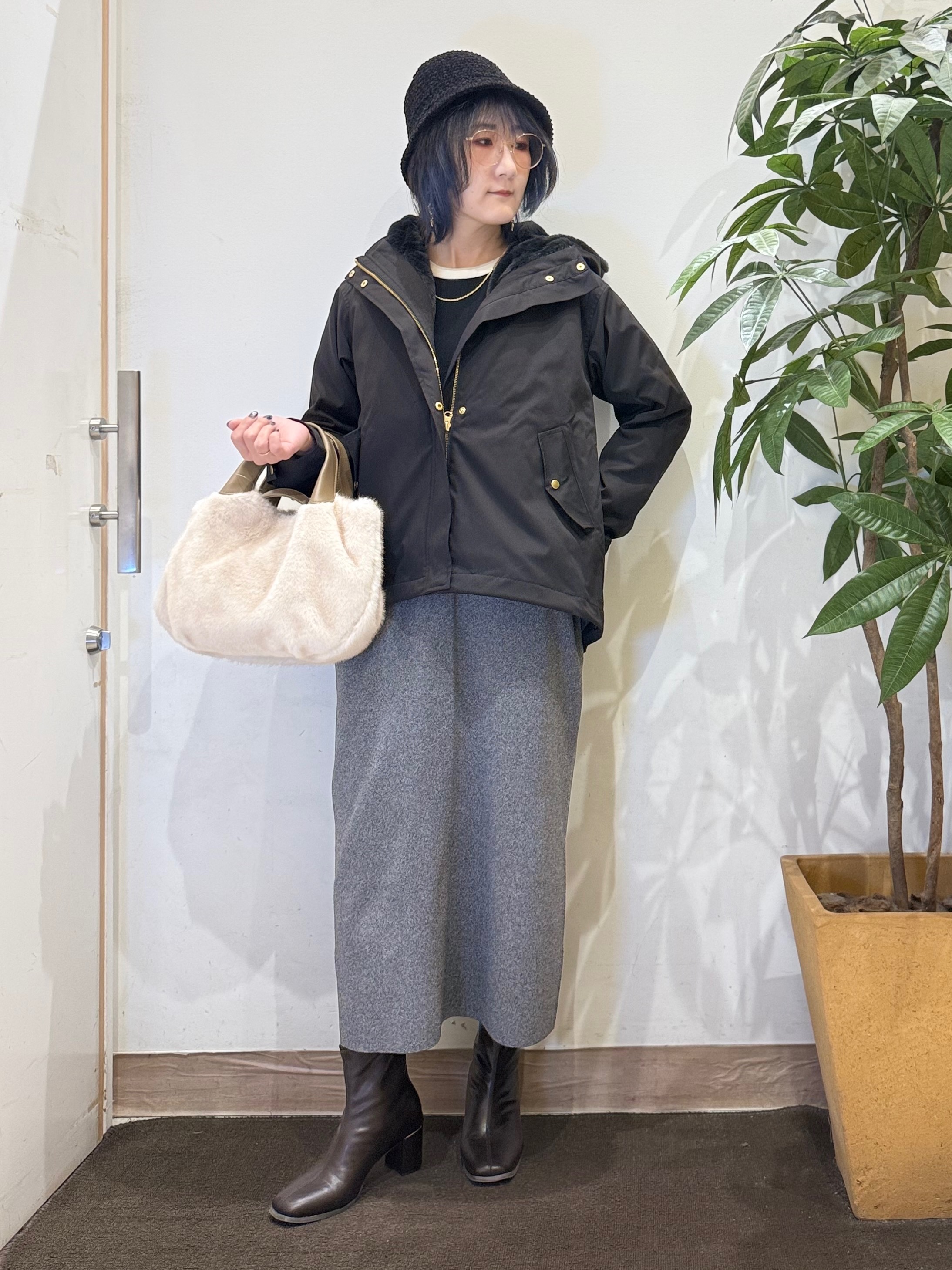 misakiさんの「SHOO･LA･RUE｜【洗濯機可/撥水/マルチWAY】ファーライナー付き 毎日欲張りマンパ」を使ったコーディネート