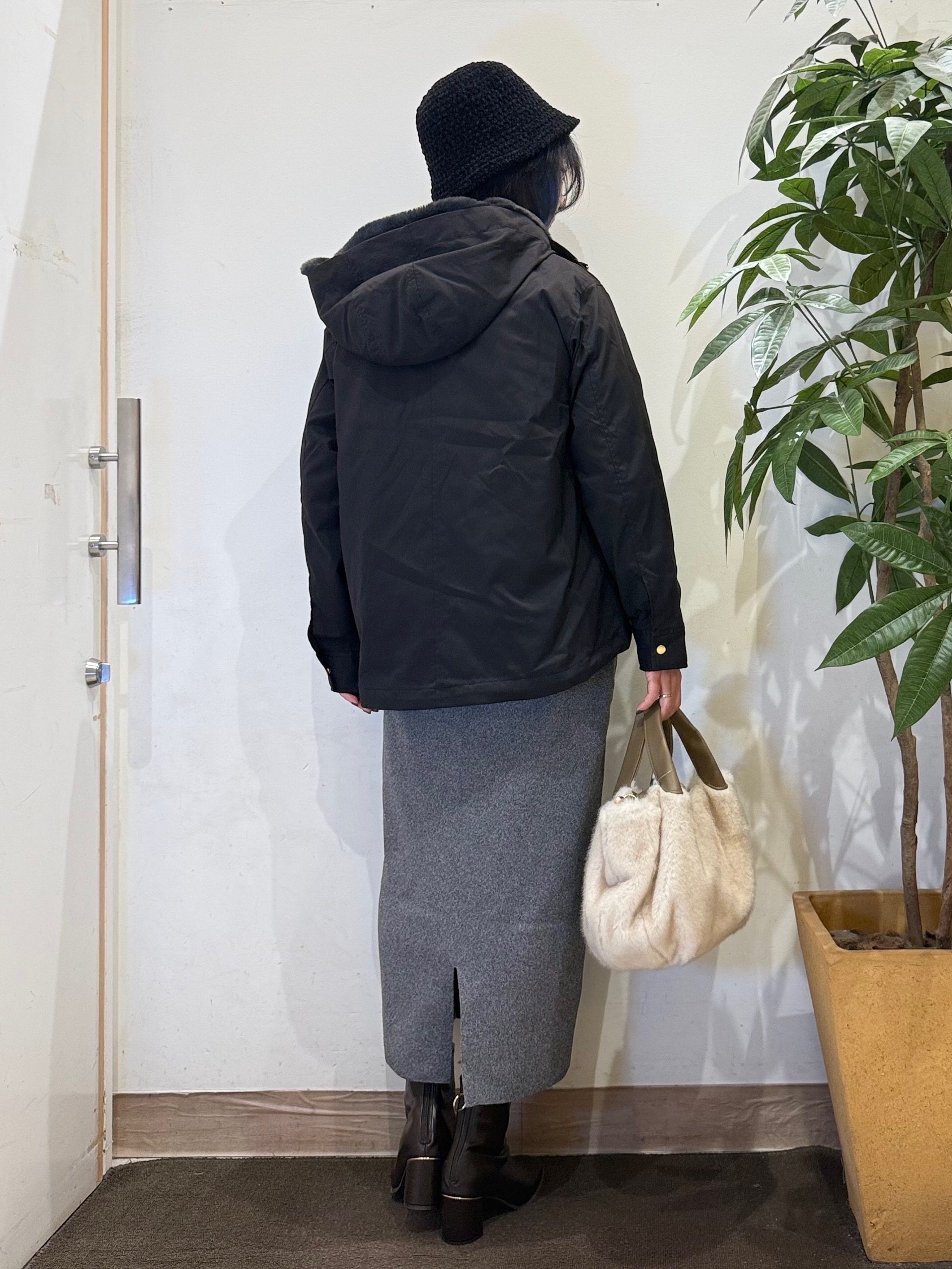 misakiさんの「SHOO･LA･RUE｜【洗濯機可/撥水/マルチWAY】ファーライナー付き 毎日欲張りマンパ」を使ったコーディネート