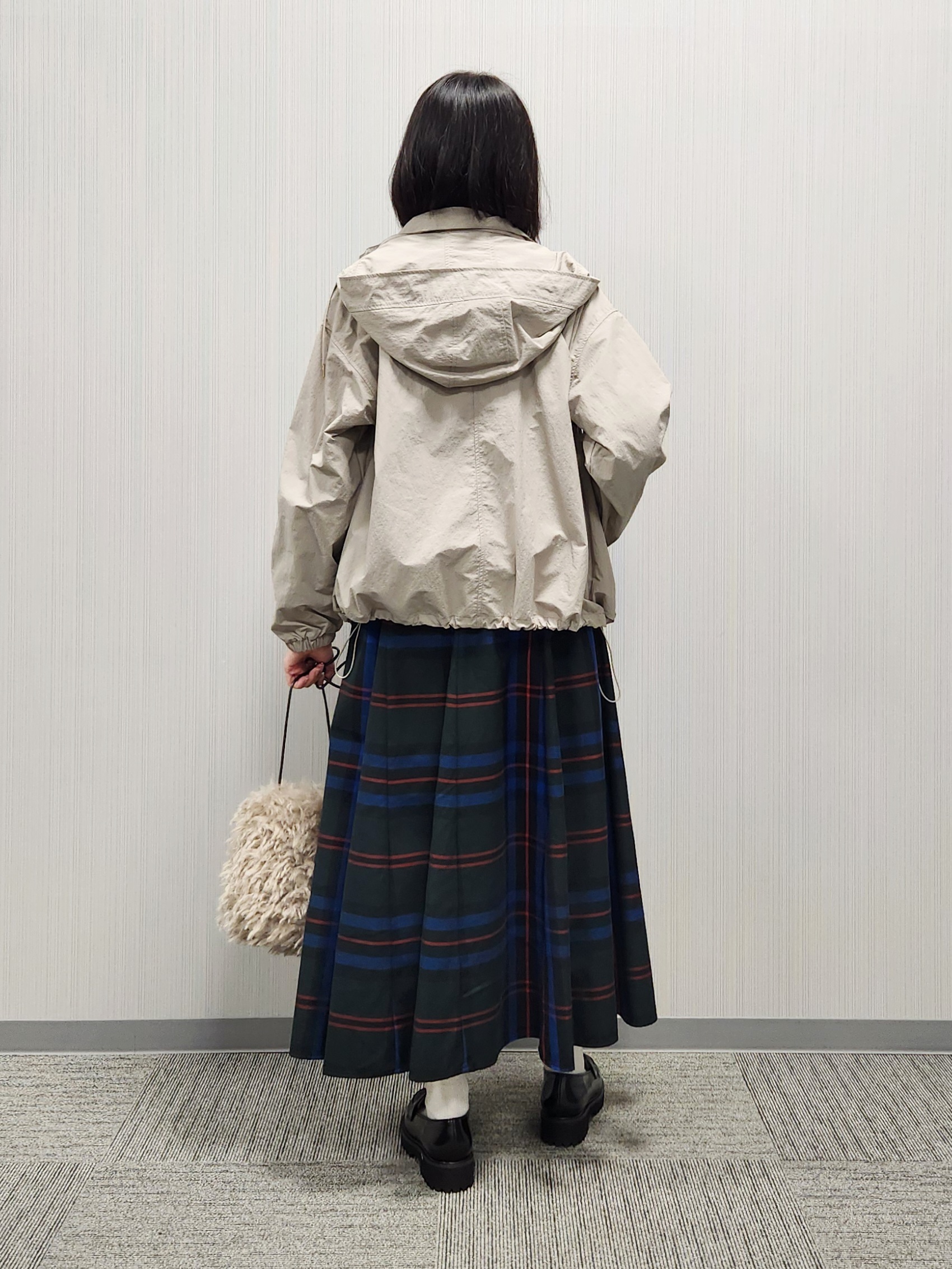 naraさんの「Dessin｜【撥水/2WAY/洗える】フード取り外し可能 撥水ナイロンマンパ」を使ったコーディネート
