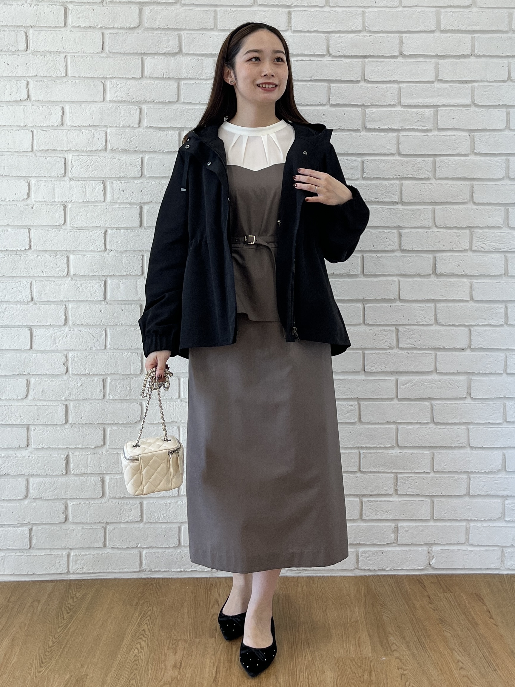 Saekoさんの「Couture brooch｜【撥水・保温効果】愛されマンパ(キルトライナー付き)」を使ったコーディネート