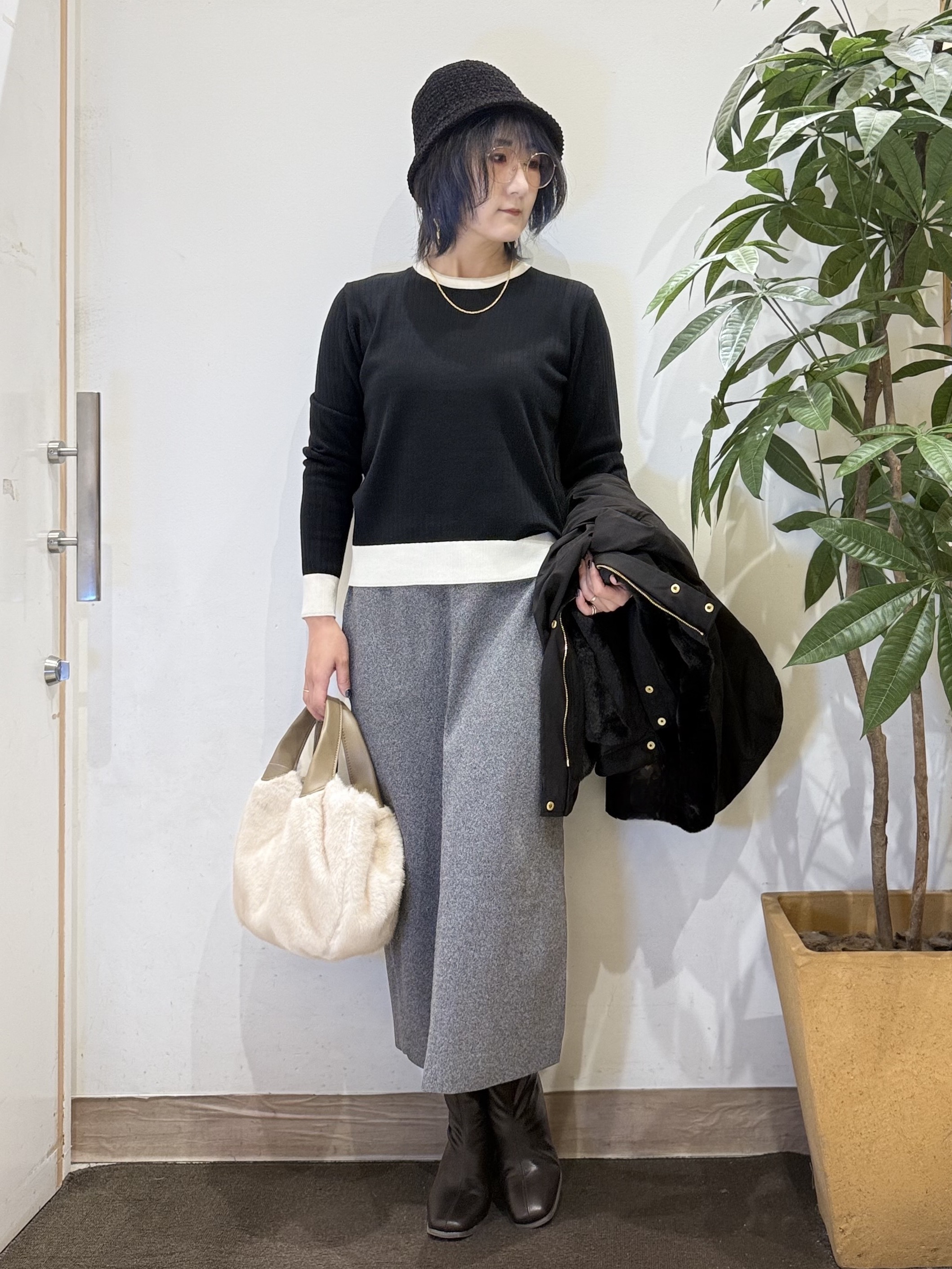 misakiさんの「SHOO･LA･RUE｜【洗濯機可/撥水/マルチWAY】ファーライナー付き 毎日欲張りマンパ」を使ったコーディネート