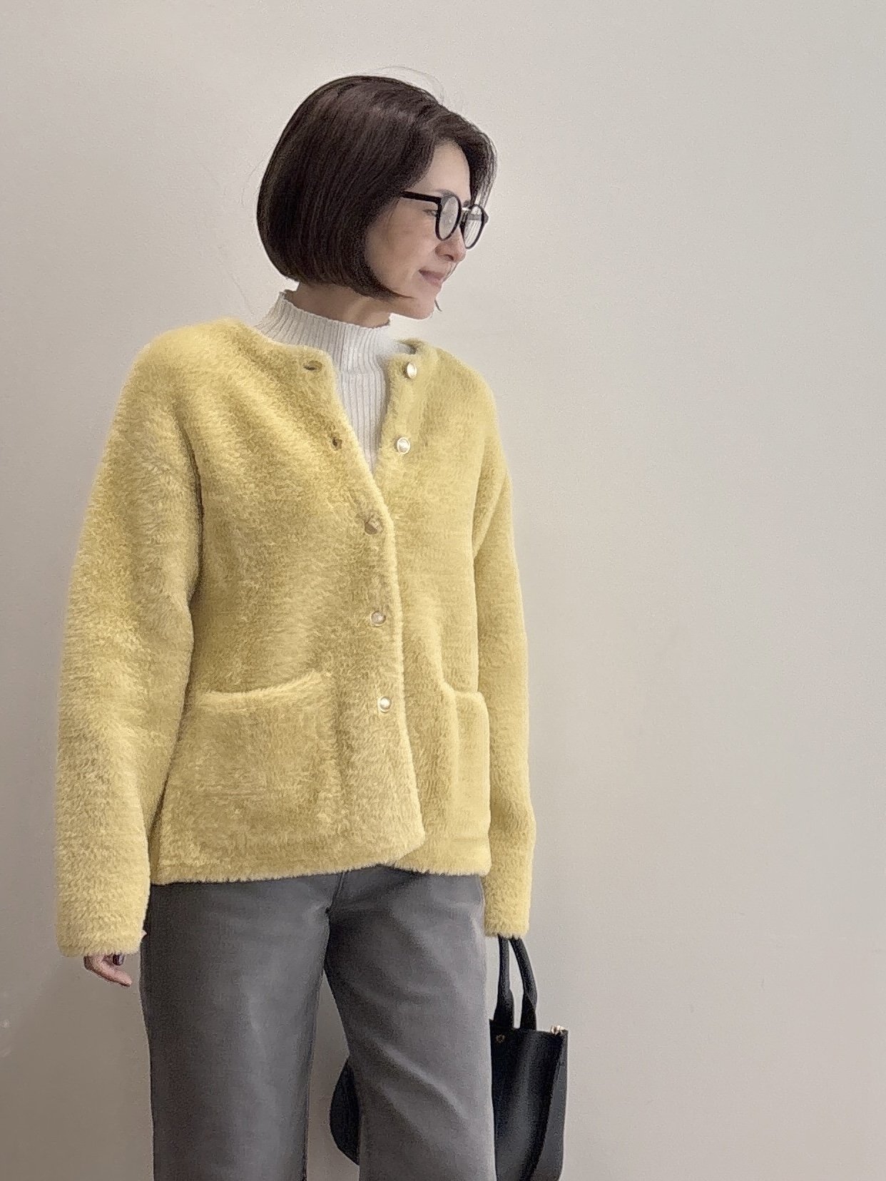NAKAさんの「OPAQUE.CLIP｜ダブルフェイスニットカーディガン」を使ったコーディネート