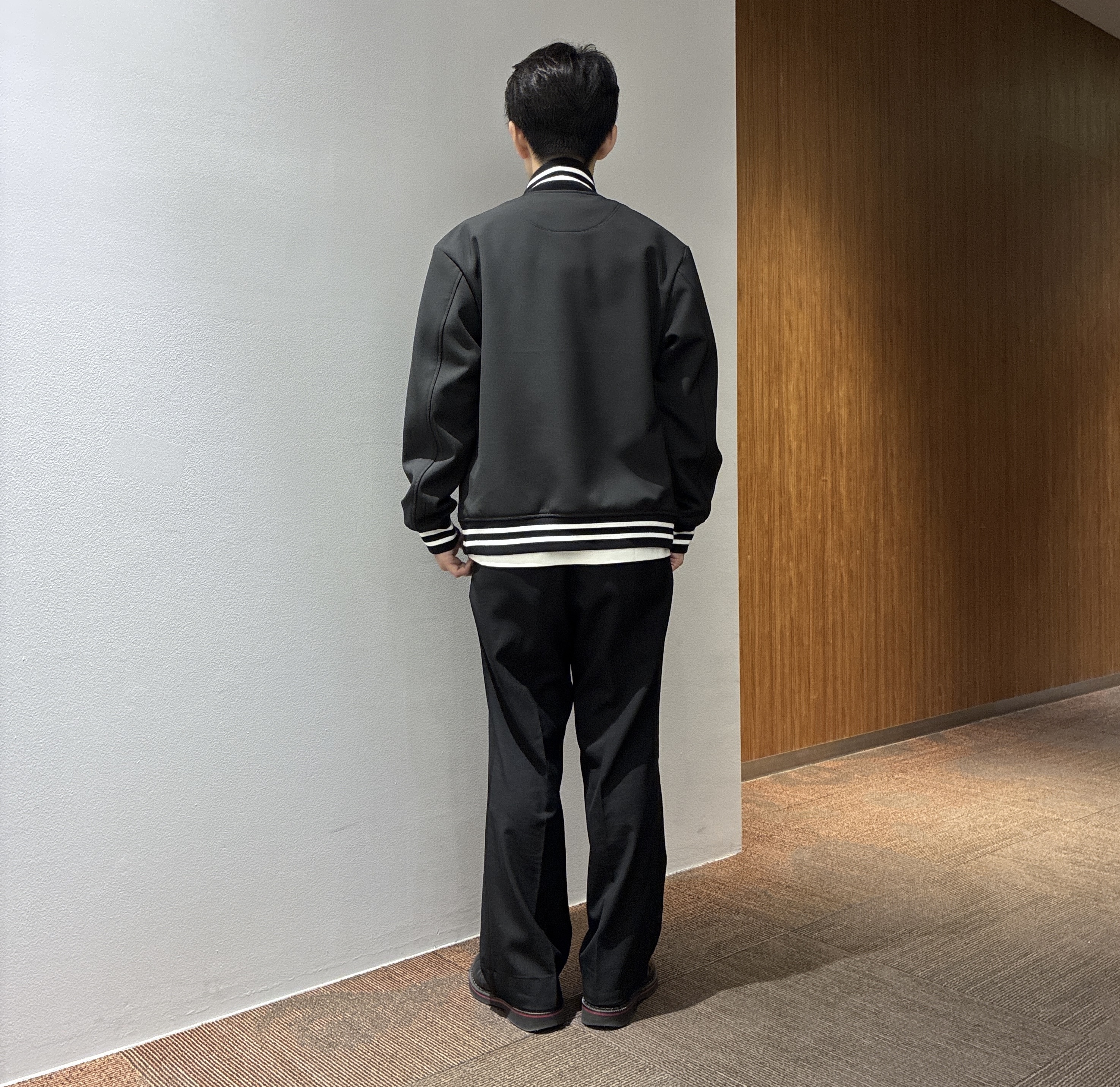 わいずみさんの「TAKEO KIKUCHI｜【BOWLER HAT LABEL】ダウンファブリック トラックジャケット」を使ったコーディネート