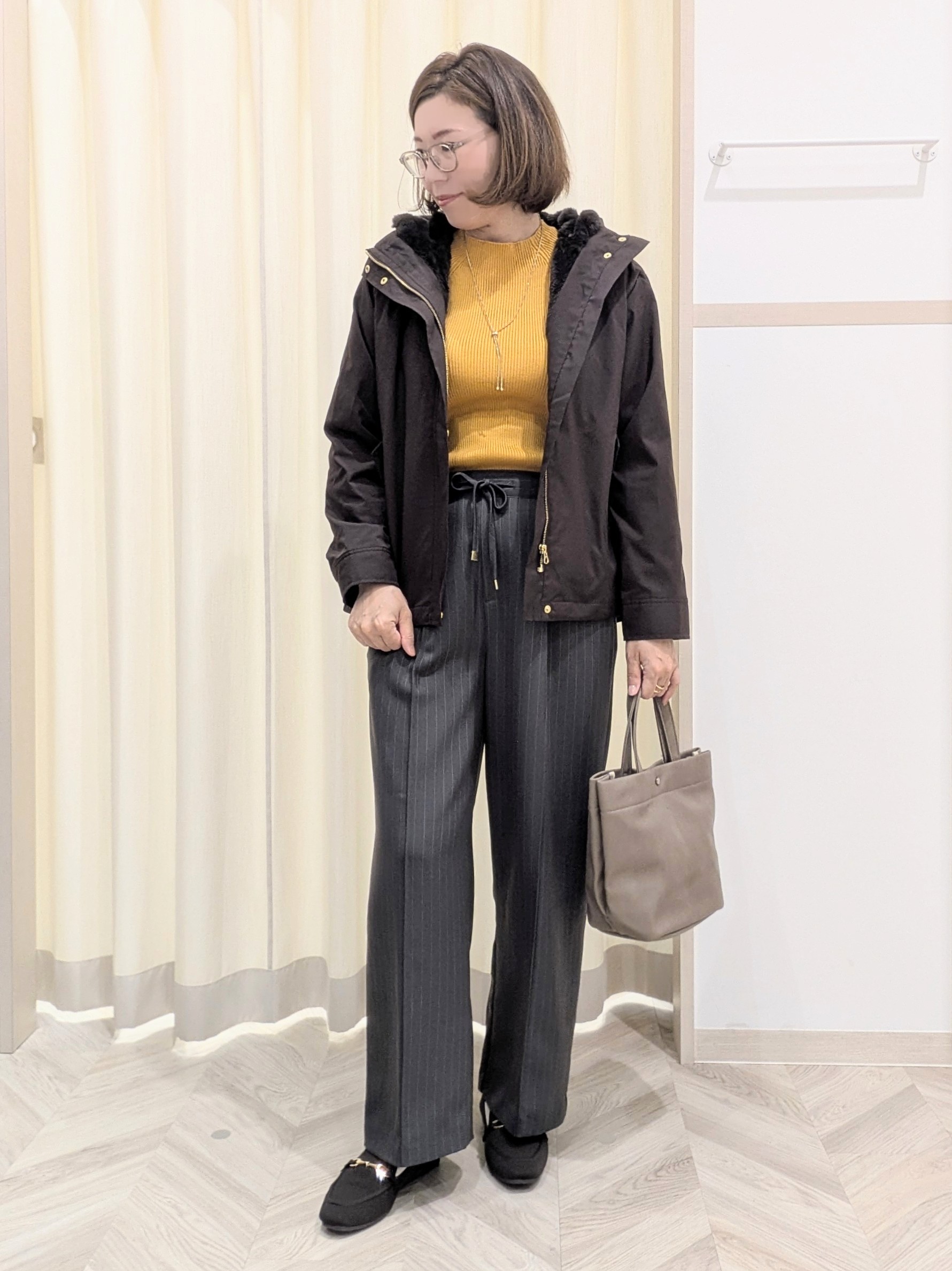 miyuさんの「SHOO･LA･RUE｜【洗濯機可/撥水/マルチWAY】ファーライナー付き 毎日欲張りマンパ」を使ったコーディネート
