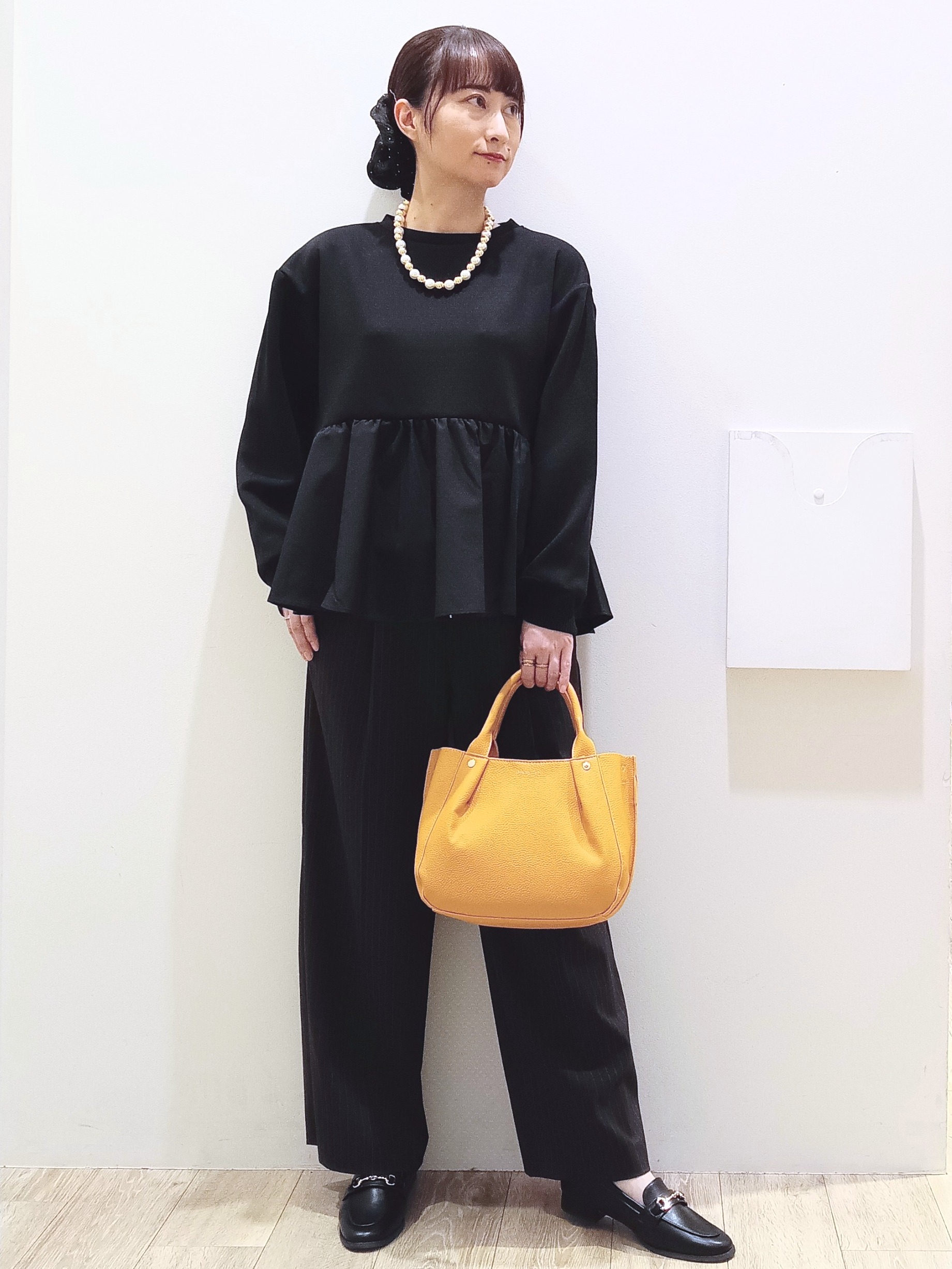 MKさんの「index｜ペプラムドッキングトップス【洗濯機OK】」を使ったコーディネート