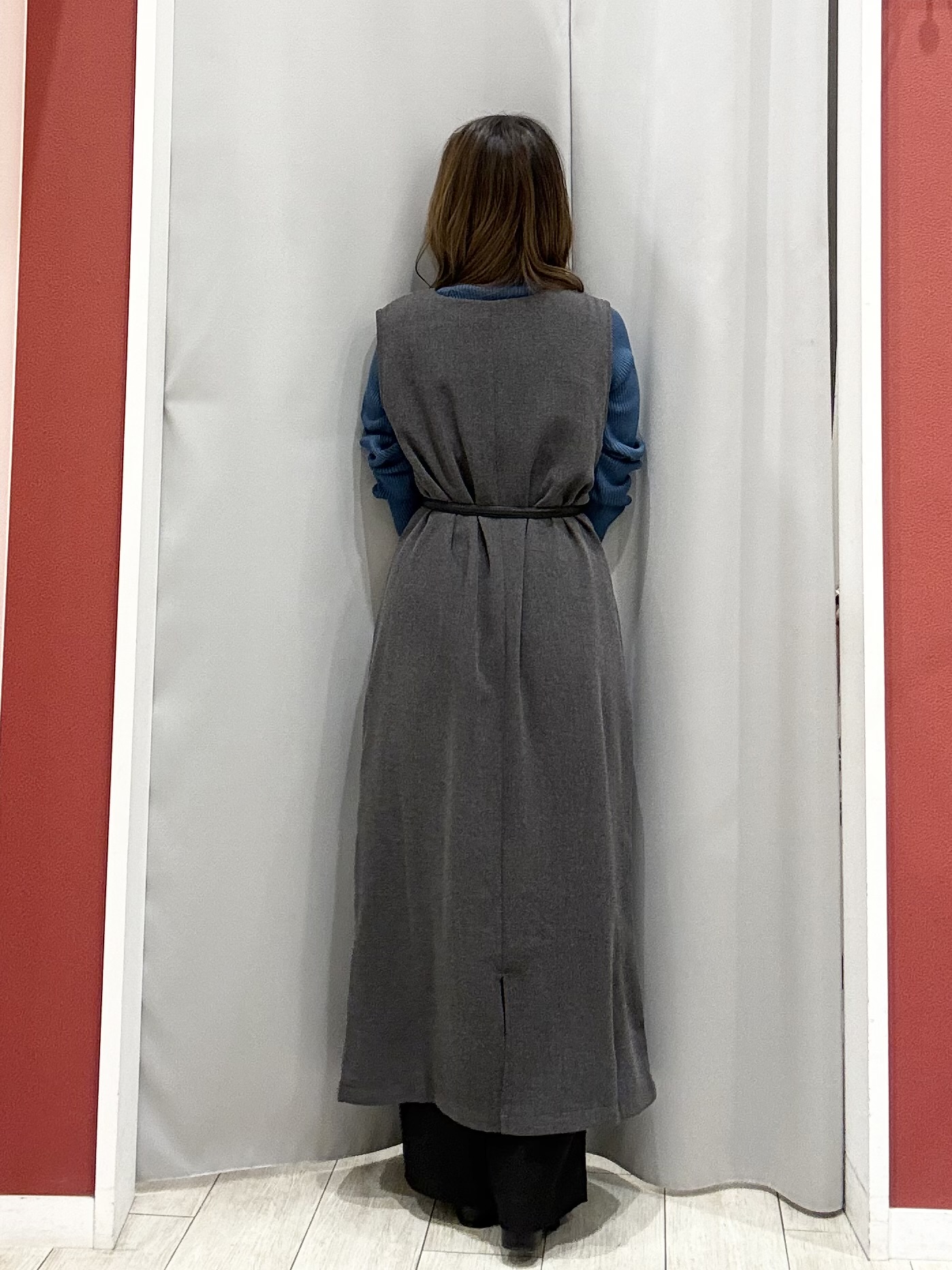 shioさんの「SHOO･LA･RUE｜【絶妙なゆるピタ/S-LL/洗濯機可】ちくちくしにくいリブハイネック やわらかニット」を使ったコーディネート