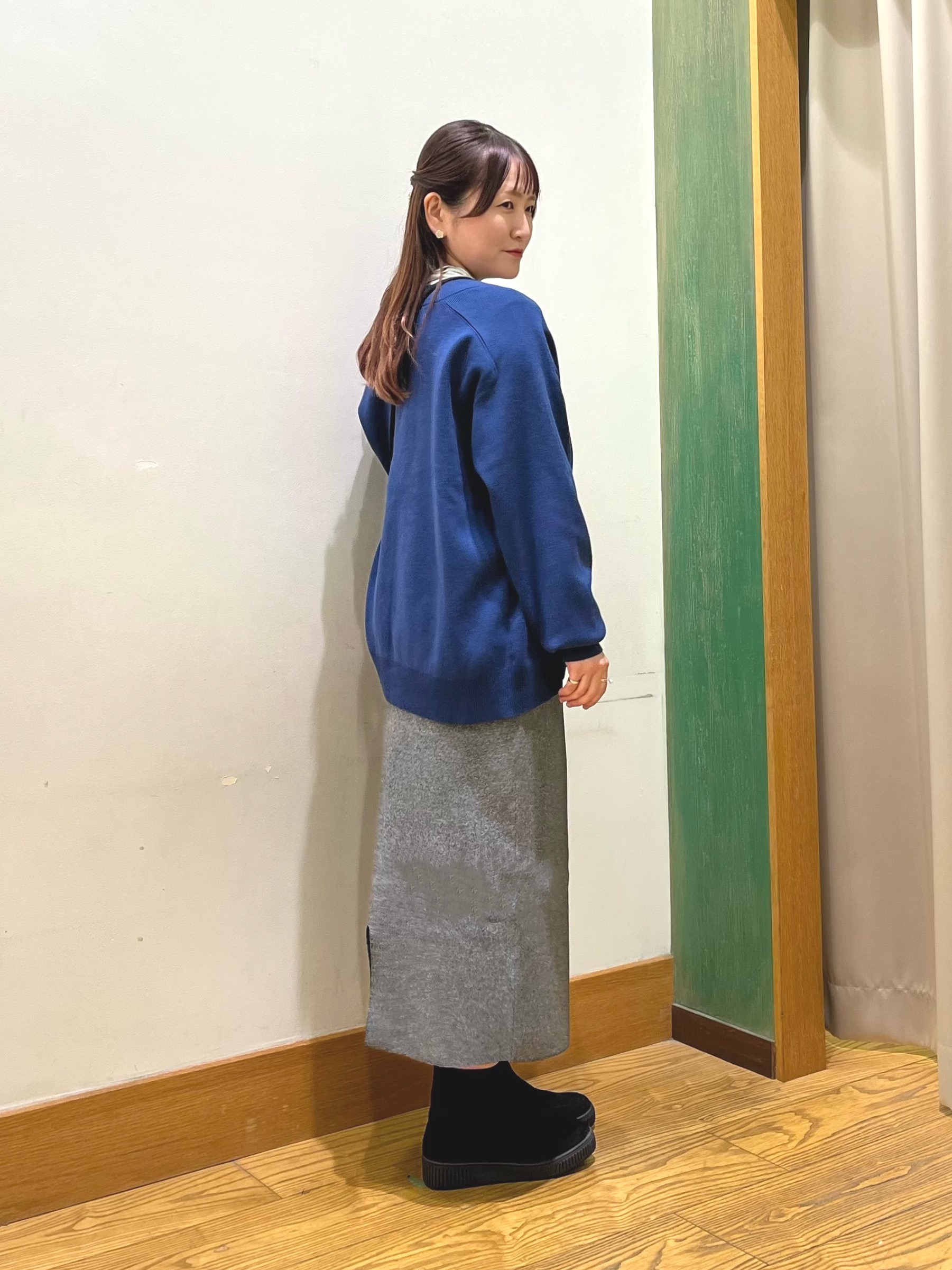 ゆっきーさんの「SHOO･LA･RUE｜カシミアタッチ吸湿発熱ハイネックインナー」を使ったコーディネート
