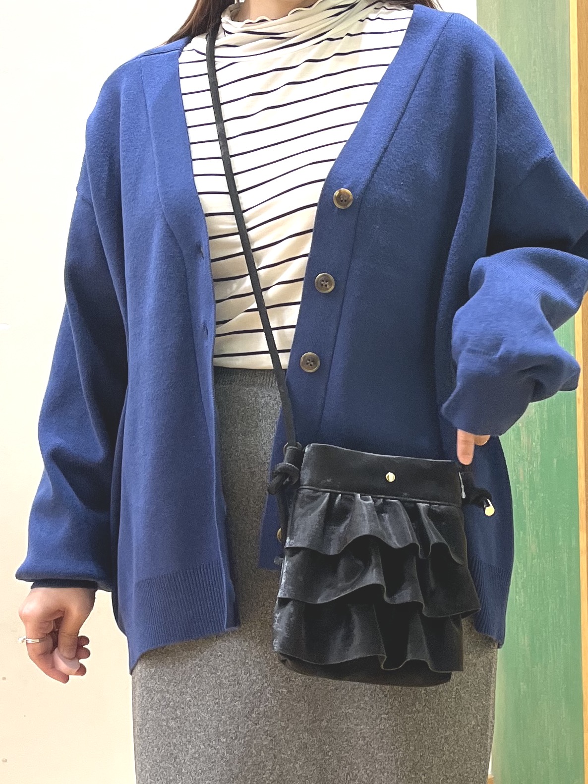 ゆっきーさんの「SHOO･LA･RUE｜カシミアタッチ吸湿発熱ハイネックインナー」を使ったコーディネート