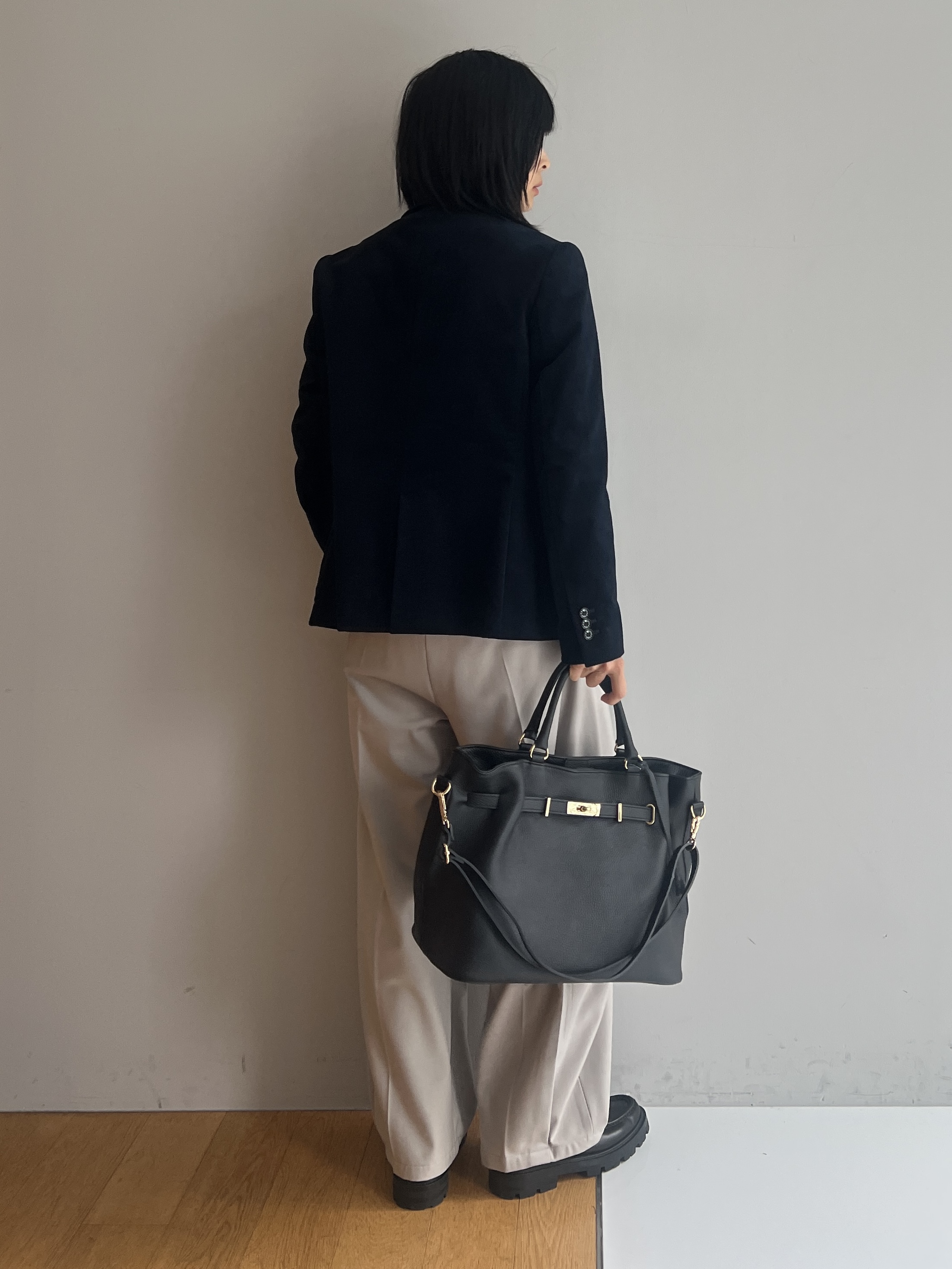 misaさんの「DRESSTERIOR｜【ウォッシャブル/通勤】スタンドフリル ブラウス」を使ったコーディネート