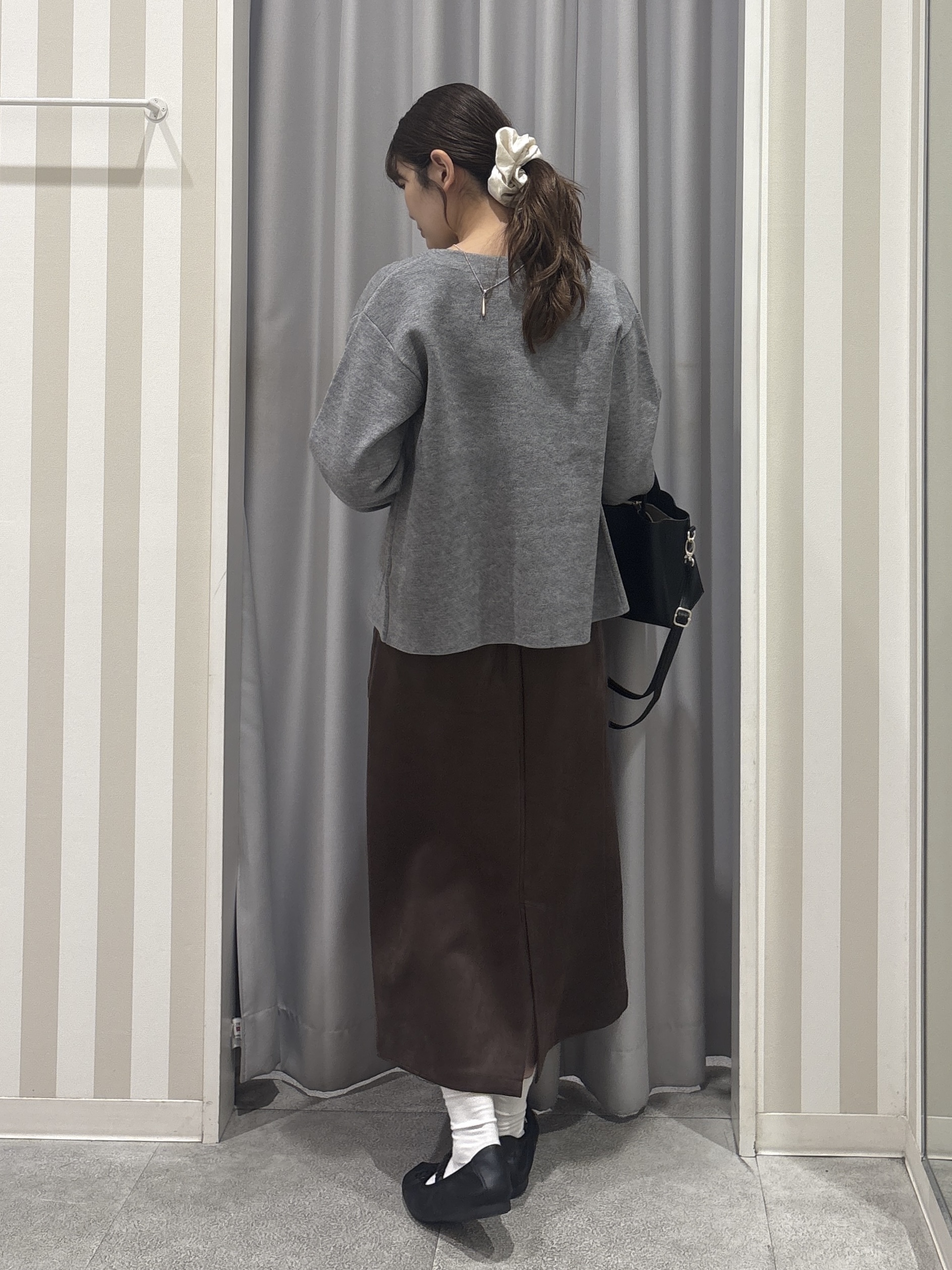 Rikaさんの「SHOO･LA･RUE｜【S-LL/洗濯機可/静電気防止】もちもち配色ダブルフェイスカーディガン」を使ったコーディネート