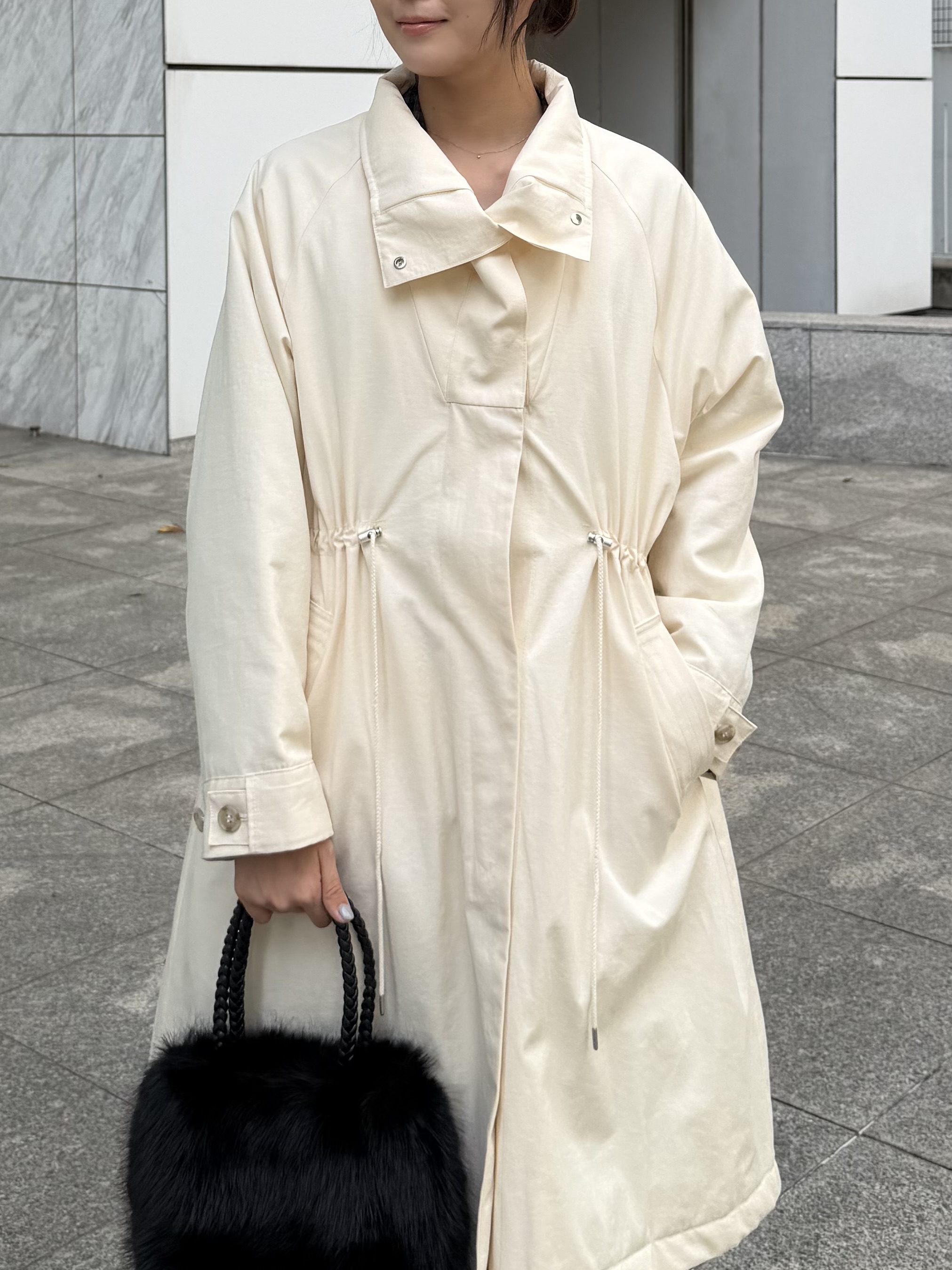 ririkaさんの「INDIVI｜バイアスシャーリングチェックシャツ【LIVE紹介／上枝みどりさん着用】」を使ったコーディネート