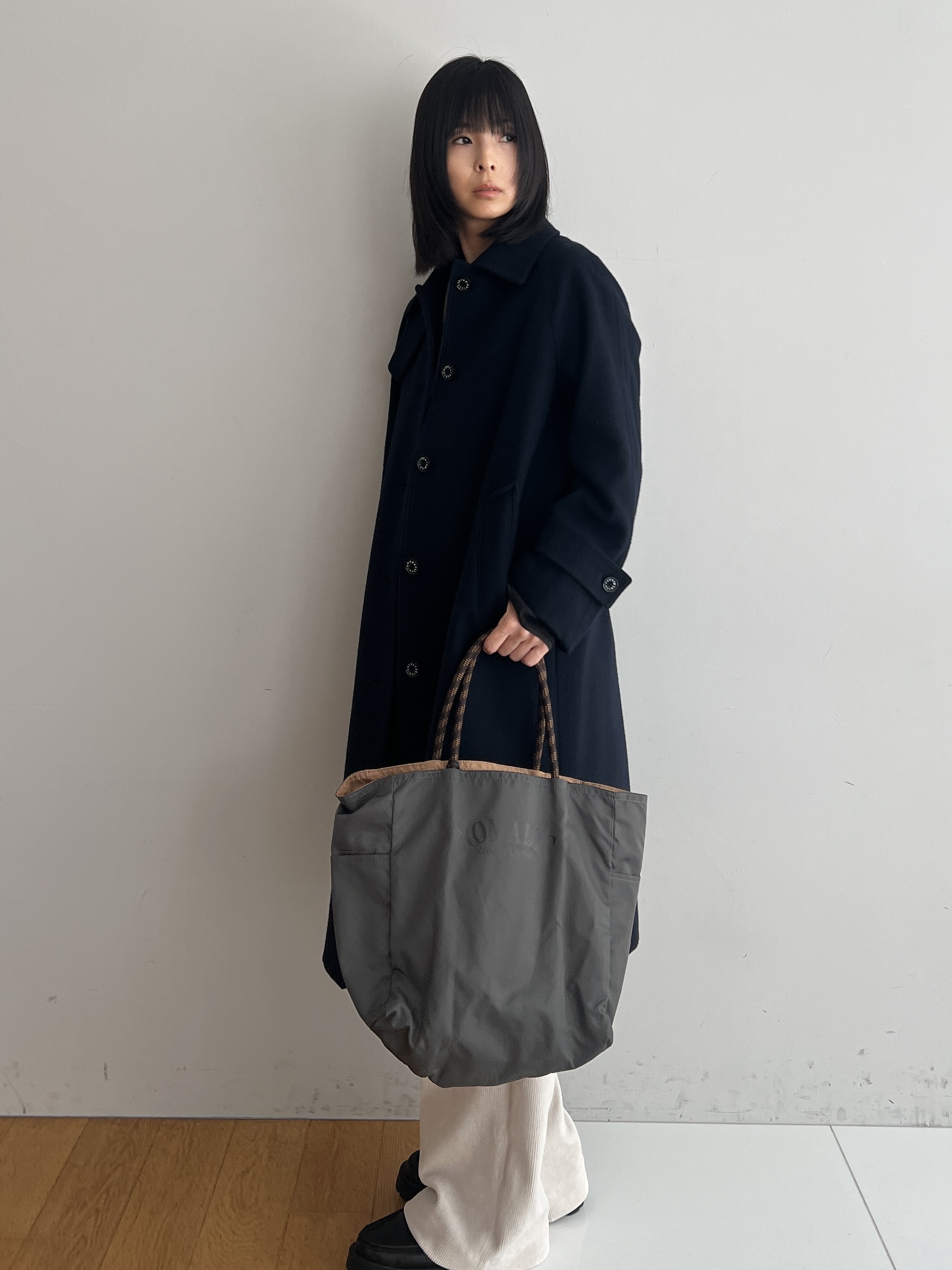 misaさんの「DRESSTERIOR｜スーパー110sウールステンカラーコート」を使ったコーディネート