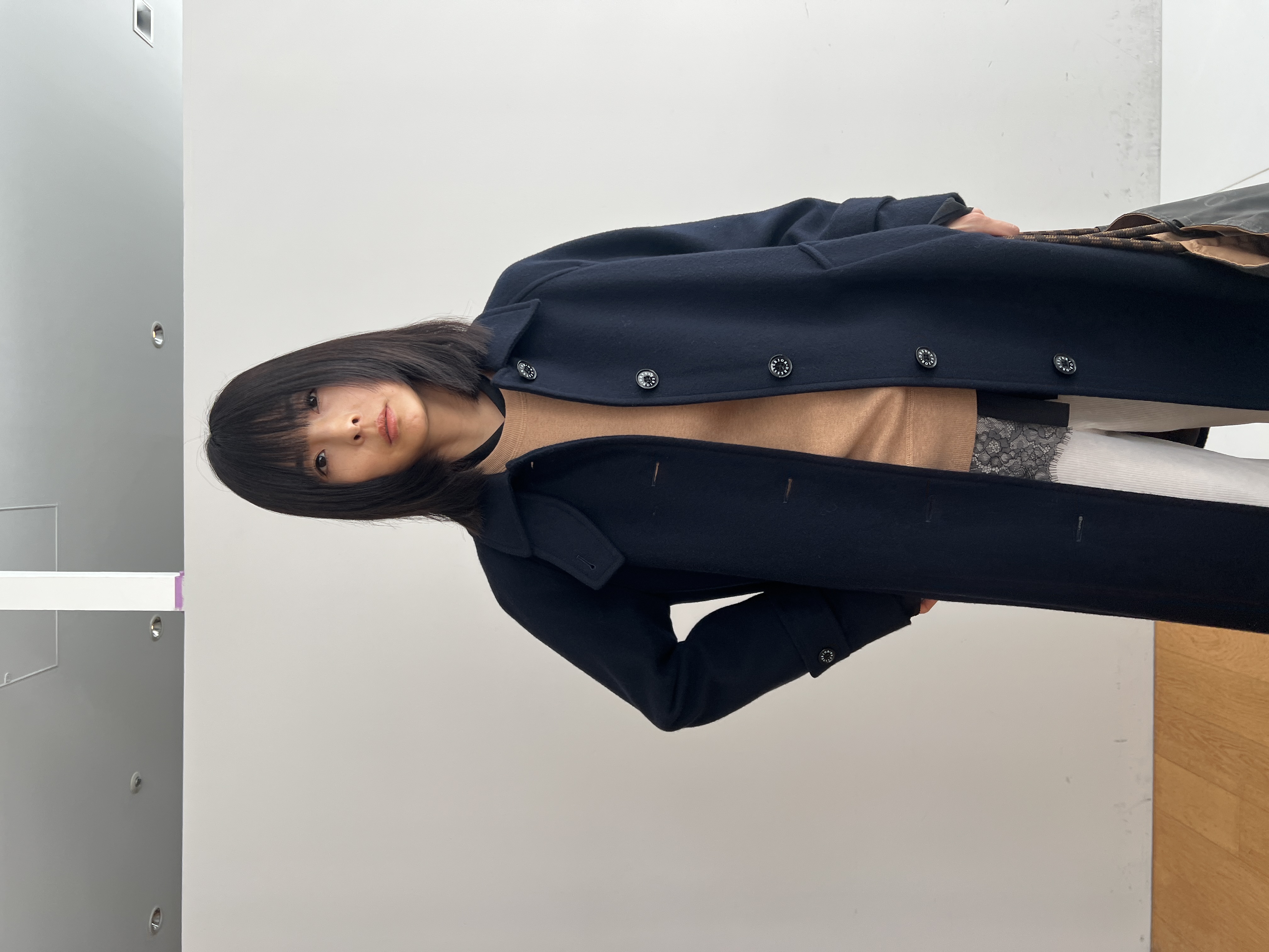 misaさんの「DRESSTERIOR｜スーパー110sウールステンカラーコート」を使ったコーディネート