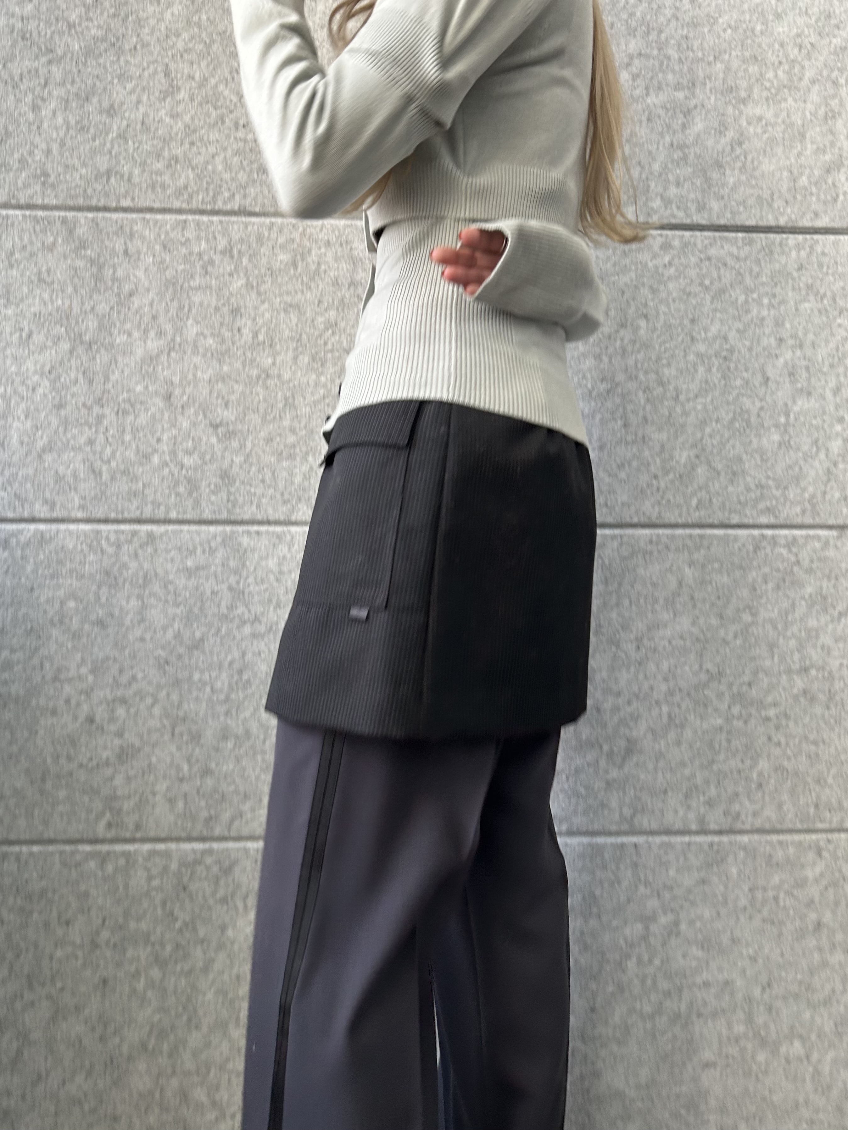 honoka Aさんの「CODE A｜modular button knit cardigan」を使ったコーディネート