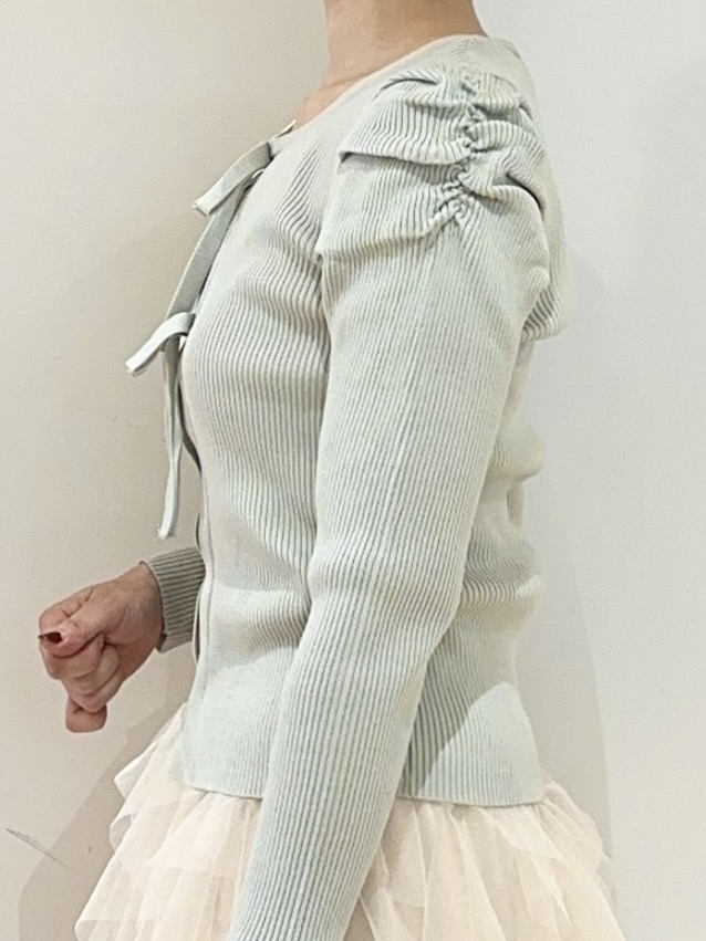 Hana...eさんの「index｜【植草美幸先生が指南する好印象スタイル】レイヤードリボンギャザースリーブニット≪洗濯機OK≫」を使ったコーディネート