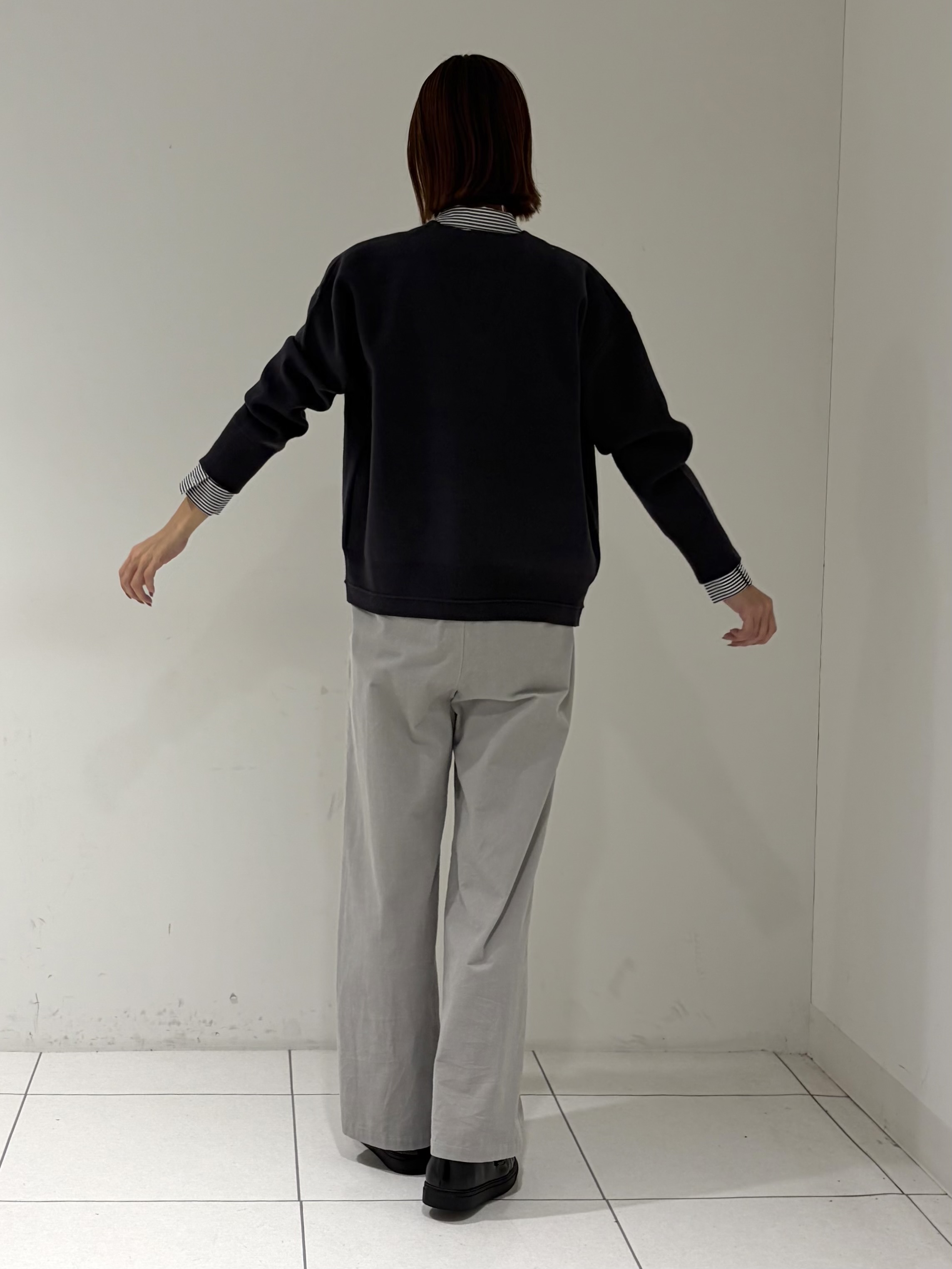 shioriさんの「INDIVI｜【ミラノリブ編み】ジップニットブルゾン」を使ったコーディネート