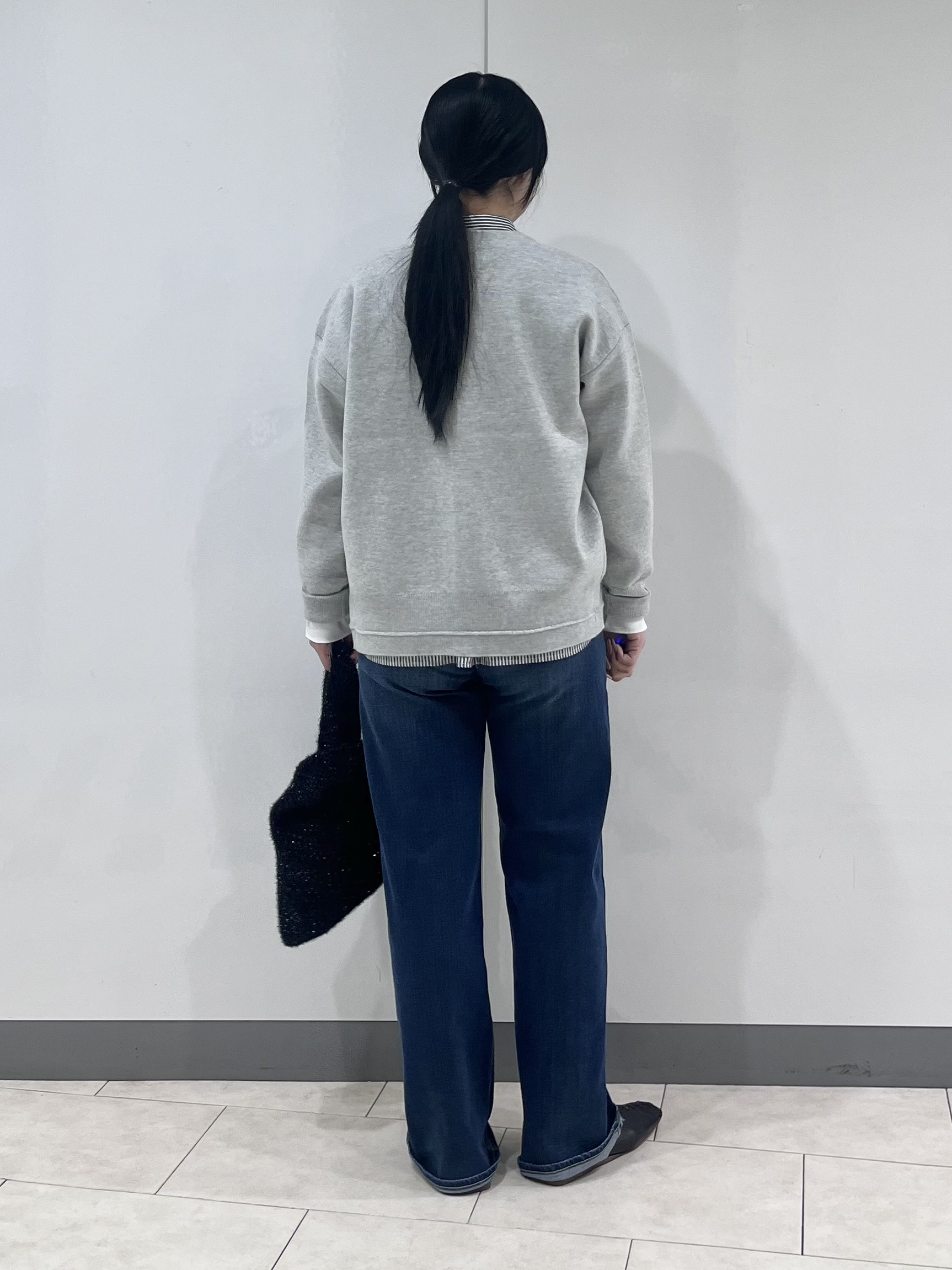 hasuさんの「INDIVI｜【ミラノリブ編み】ジップニットブルゾン」を使ったコーディネート
