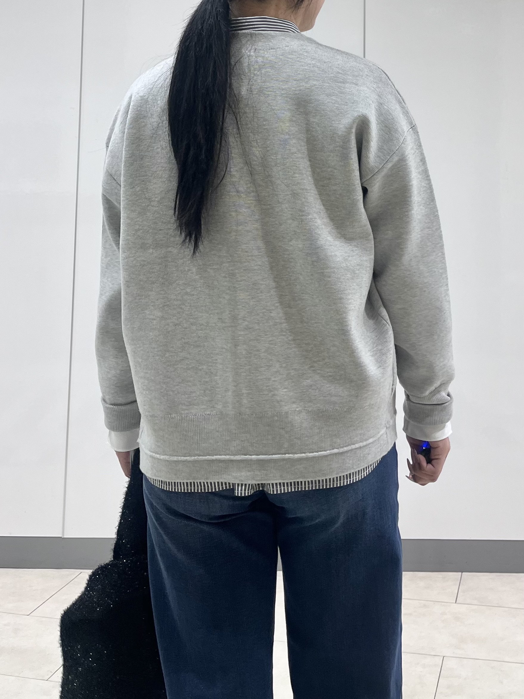 hasuさんの「INDIVI｜【ミラノリブ編み】ジップニットブルゾン」を使ったコーディネート
