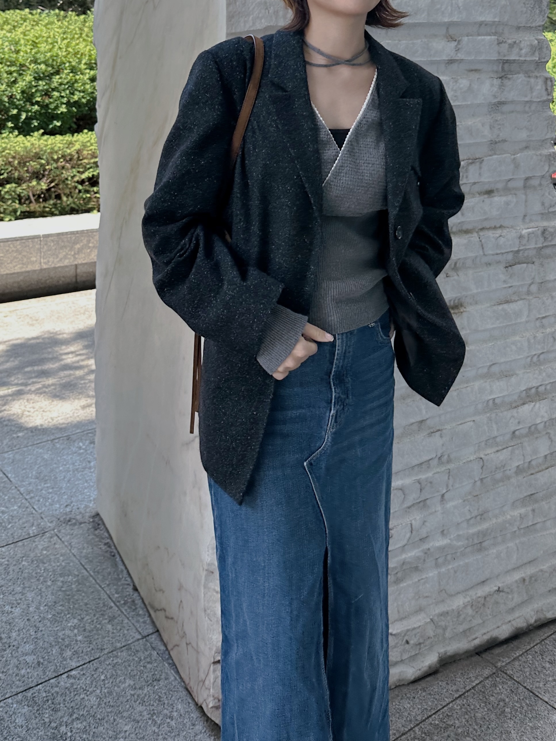 harunaさんの「CODE A｜soft nep convertible jacket」を使ったコーディネート