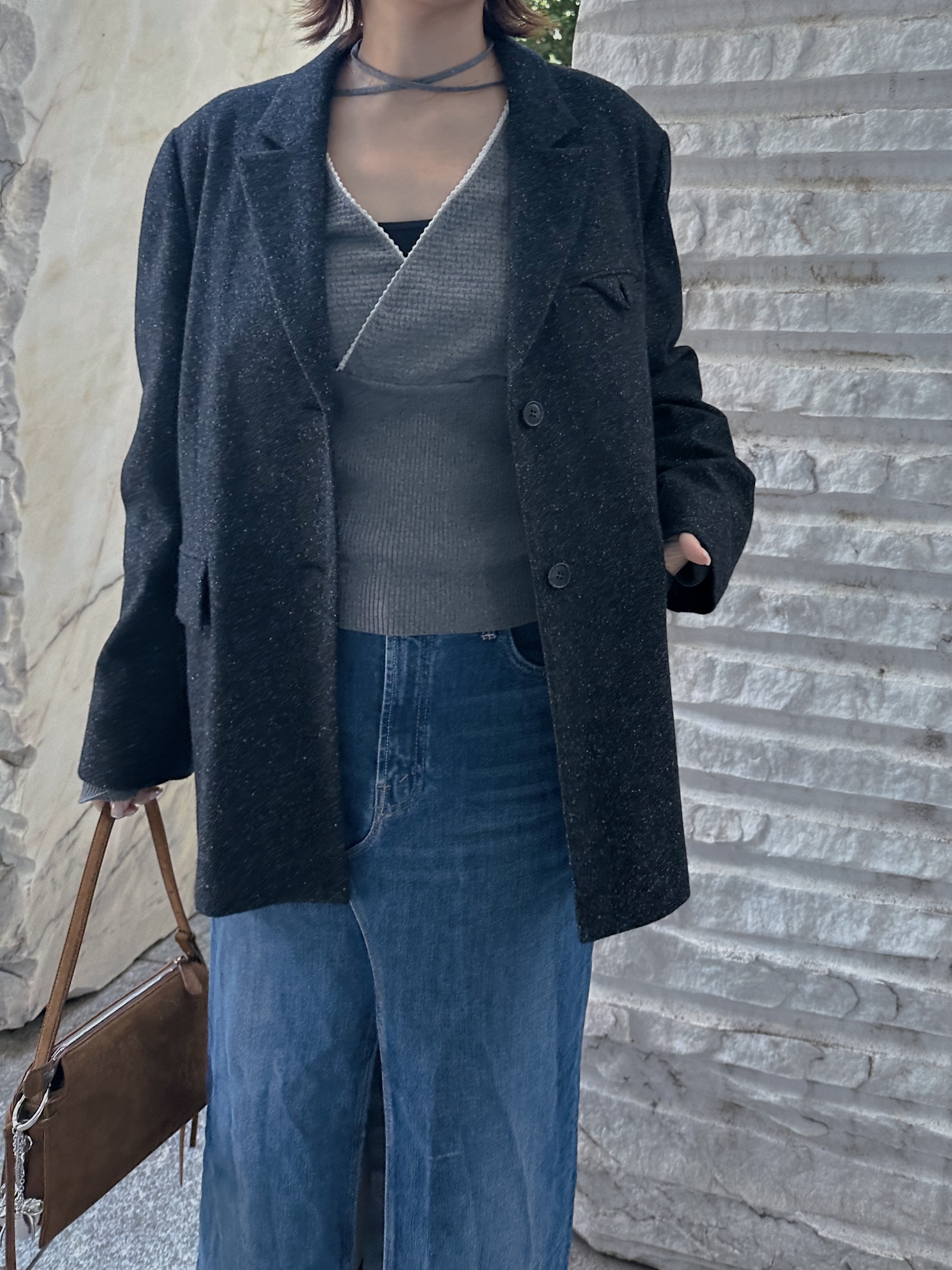 harunaさんの「CODE A｜soft nep convertible jacket」を使ったコーディネート