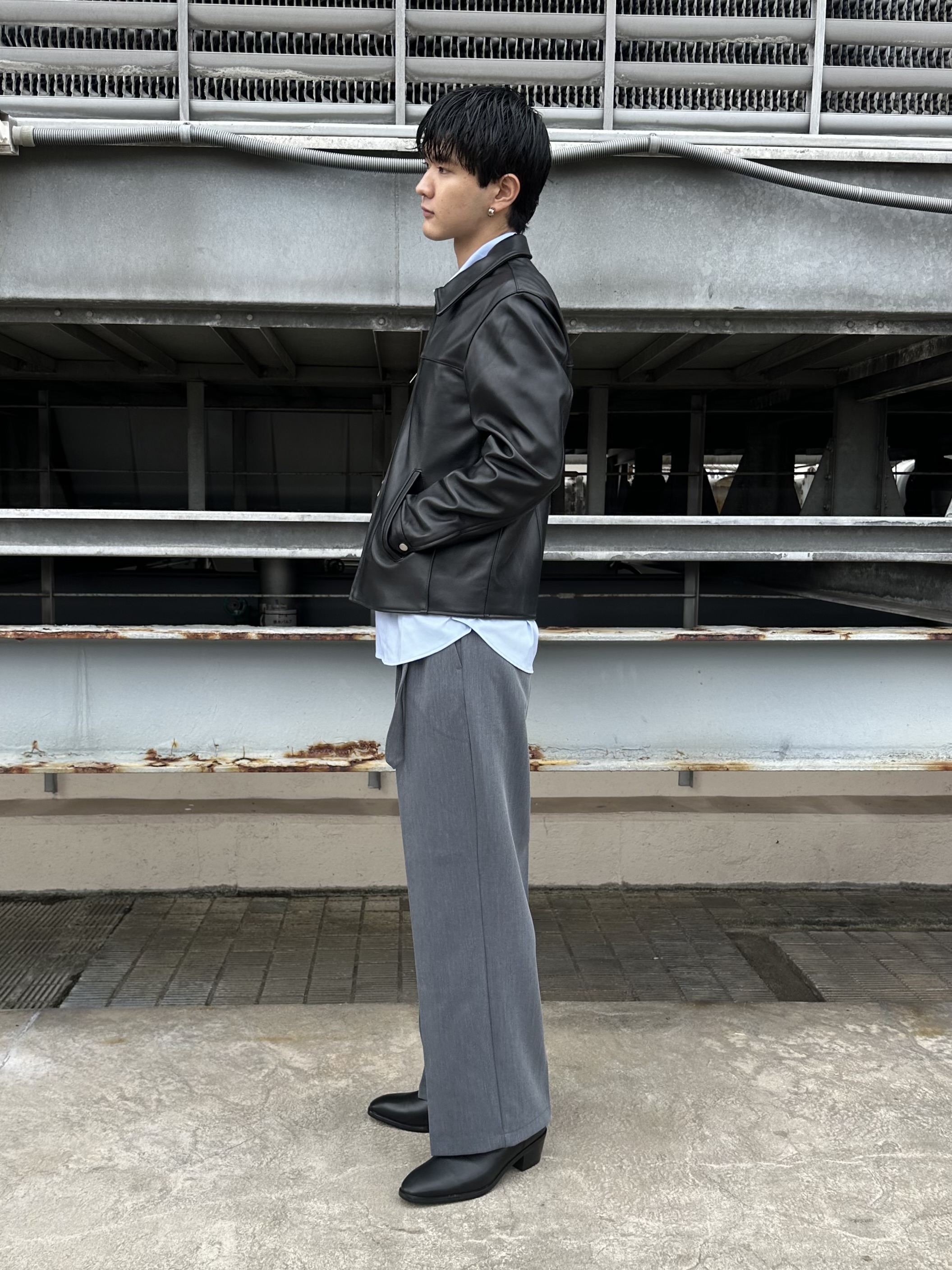 KOHEIさんの「tk.TAKEO KIKUCHI｜【別注】Dickies(R)　TRベルテッドパンツ」を使ったコーディネート