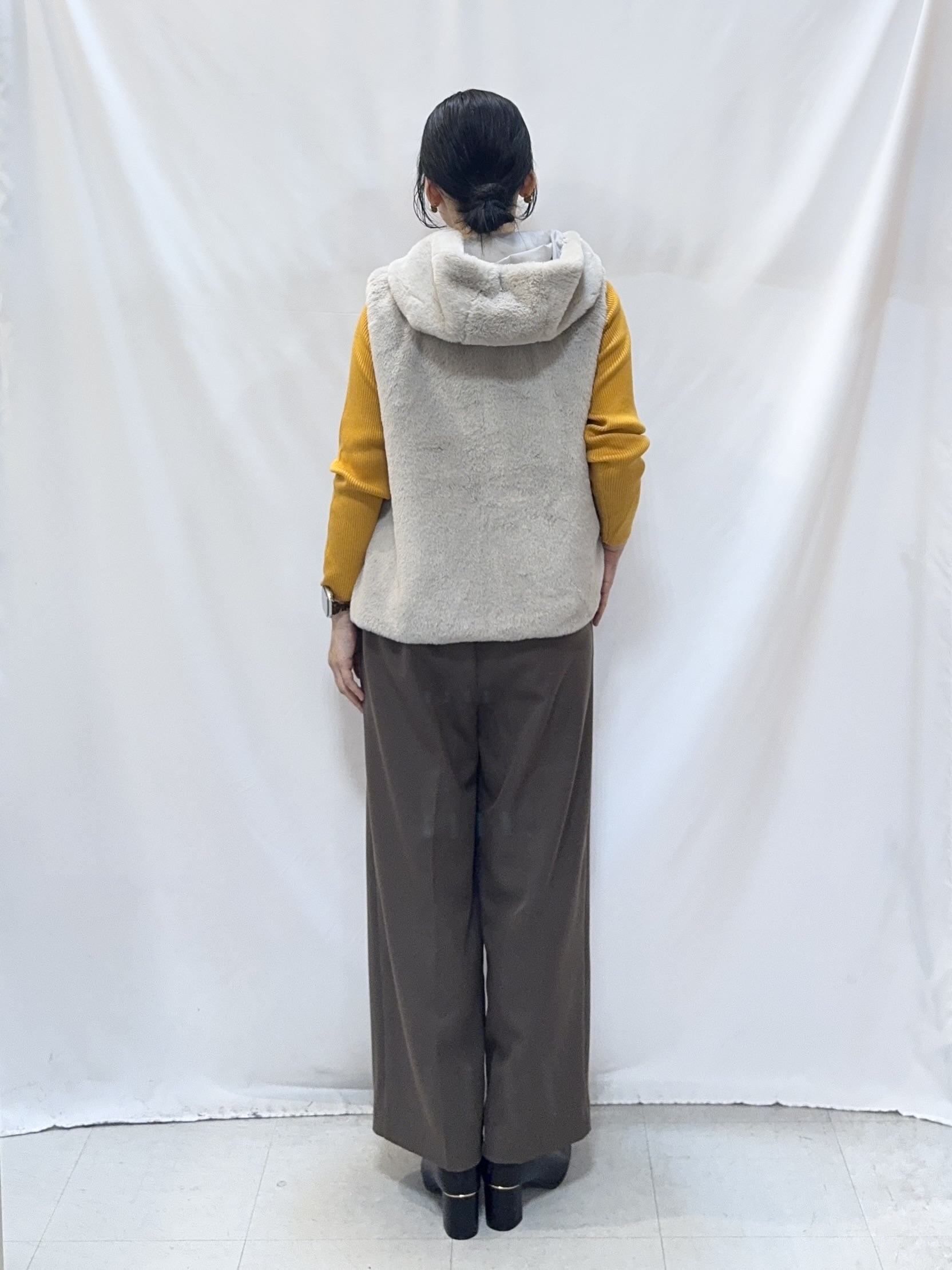 𝐇𝐢𝐫𝐨𝐦𝐢さんの「SHOO･LA･RUE｜【洗濯機可/撥水/マルチWAY】ファーライナー付き 毎日欲張りマンパ」を使ったコーディネート