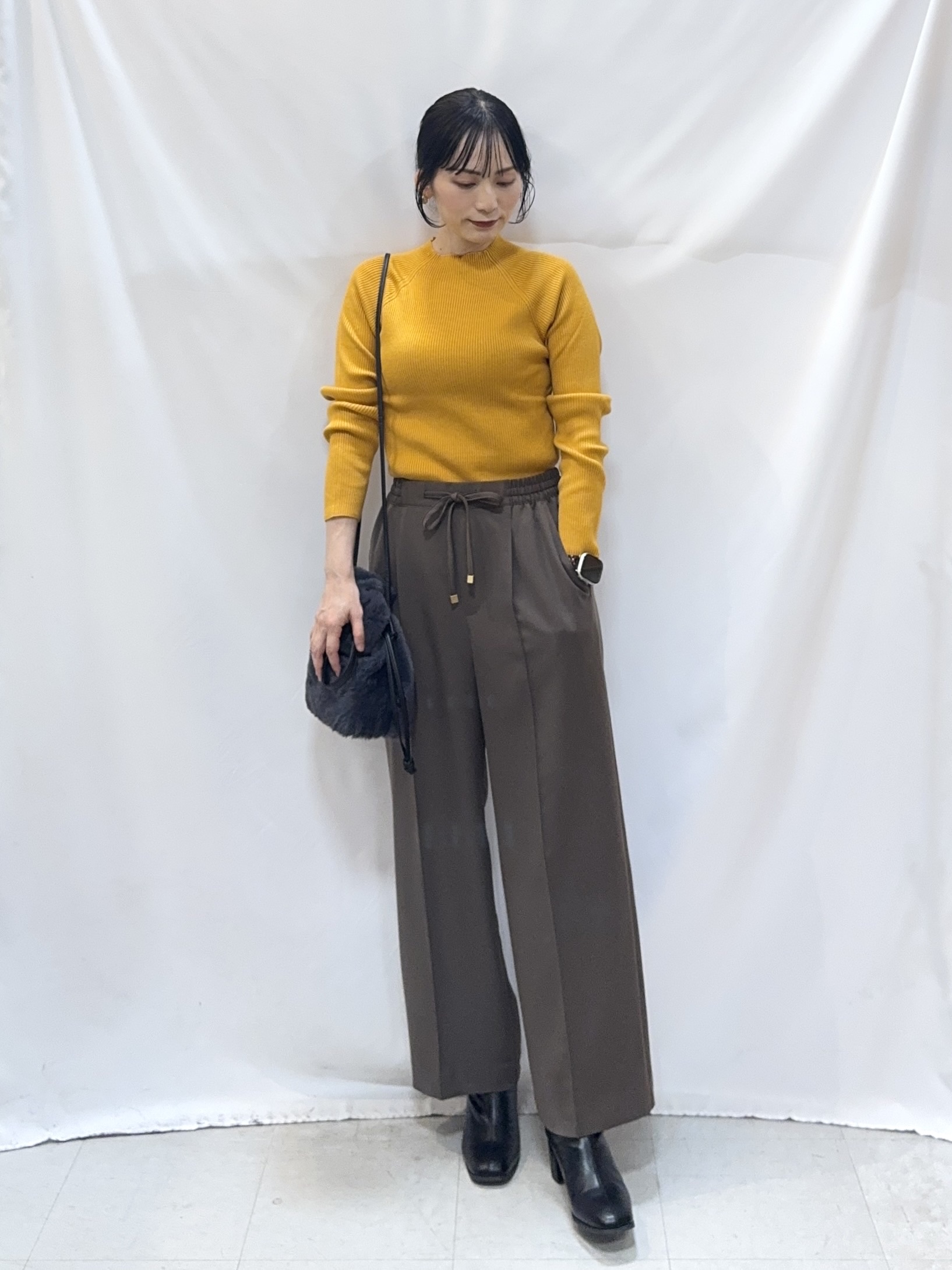 𝐇𝐢𝐫𝐨𝐦𝐢さんの「SHOO･LA･RUE｜【洗濯機可/撥水/マルチWAY】ファーライナー付き 毎日欲張りマンパ」を使ったコーディネート